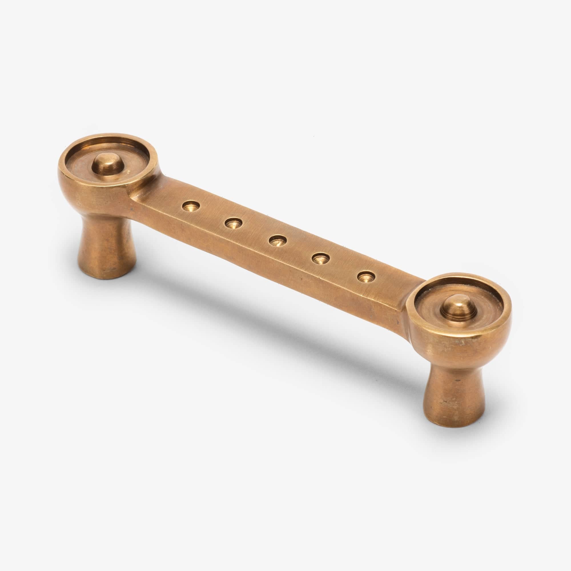 Amelia Pull (4" c-c) - Burnished Brass