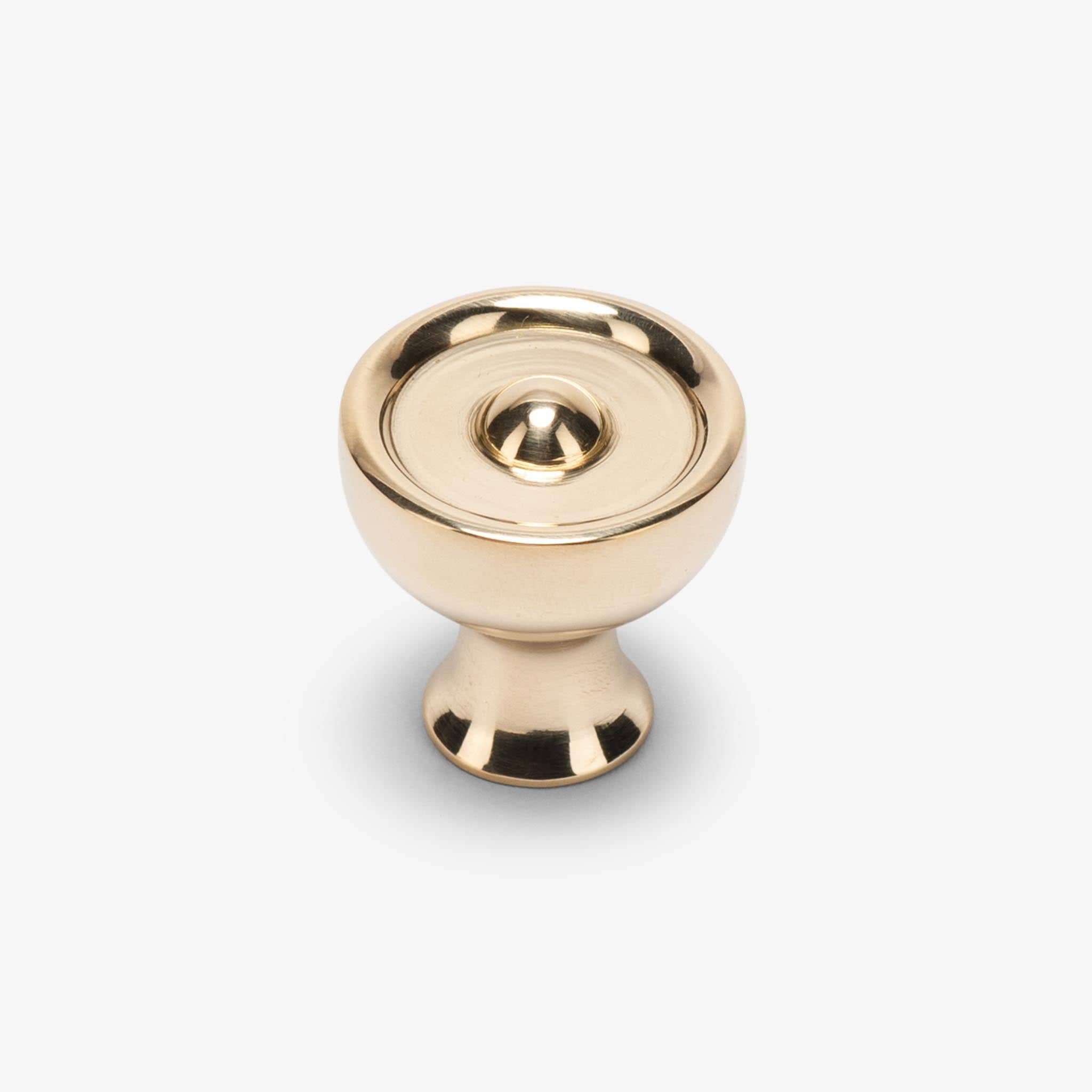 Amelia 1" Solid Brass Knob - Unlacquered Brass
