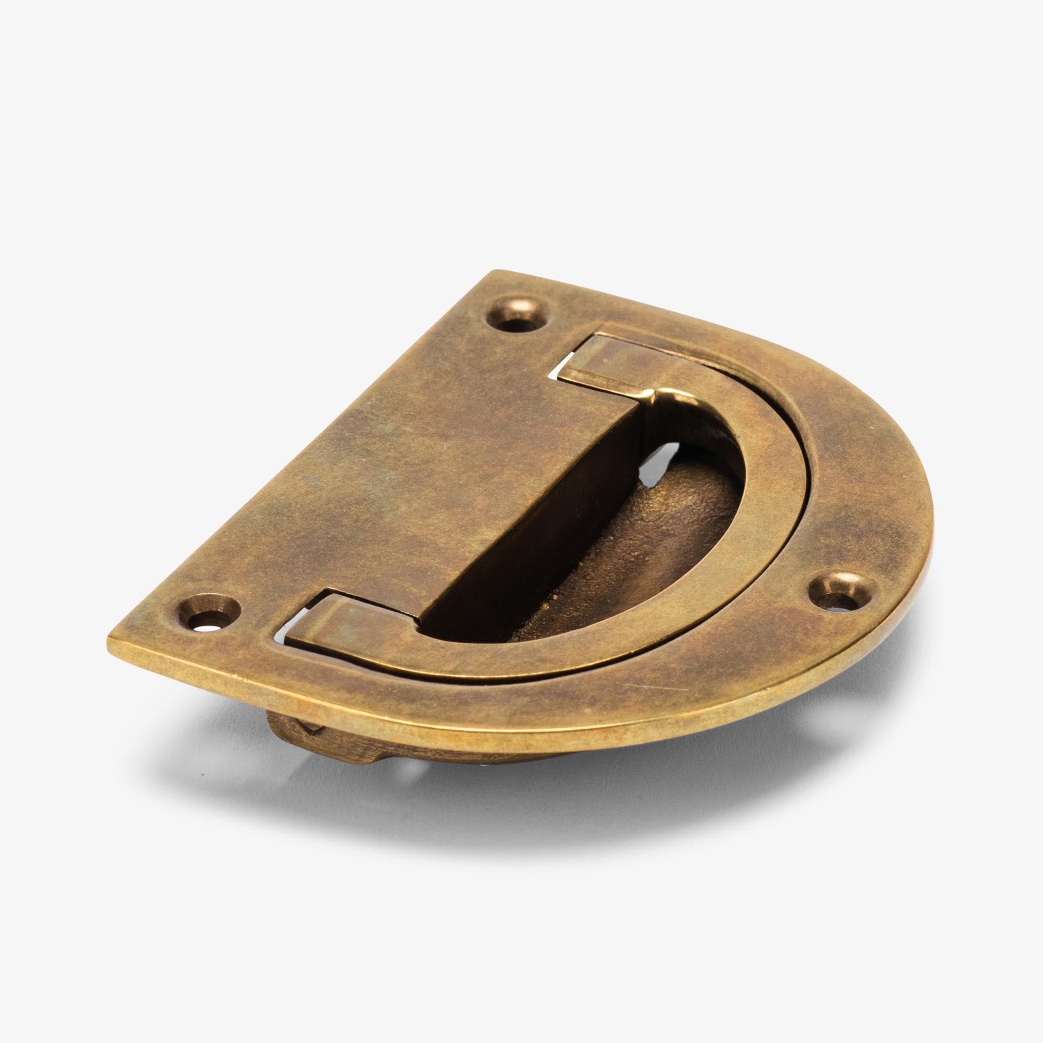 Monterey Recessed Pull (2.50" c-c) - Burnished Brass