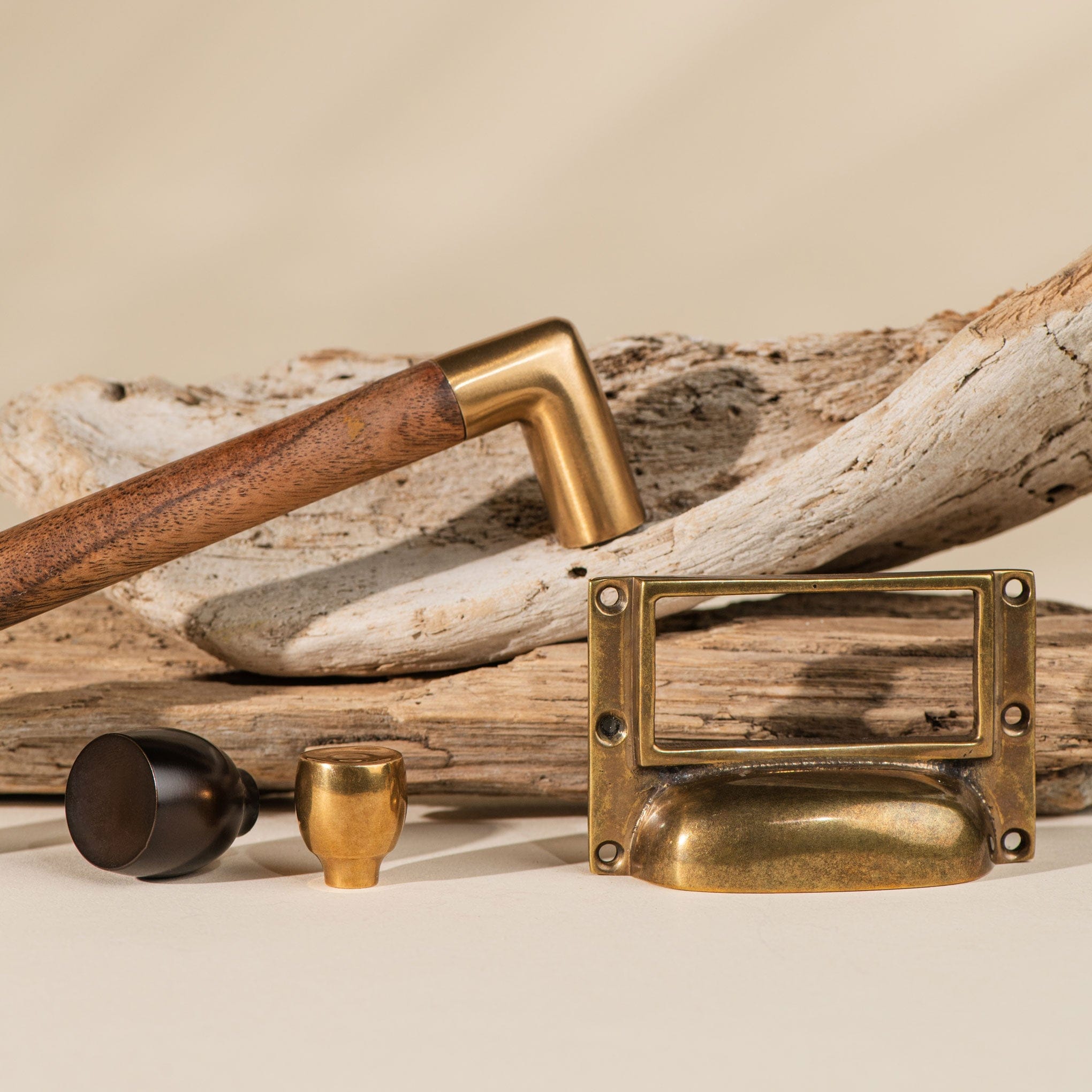 Monterey 3" Bin Pull - Burnished Brass