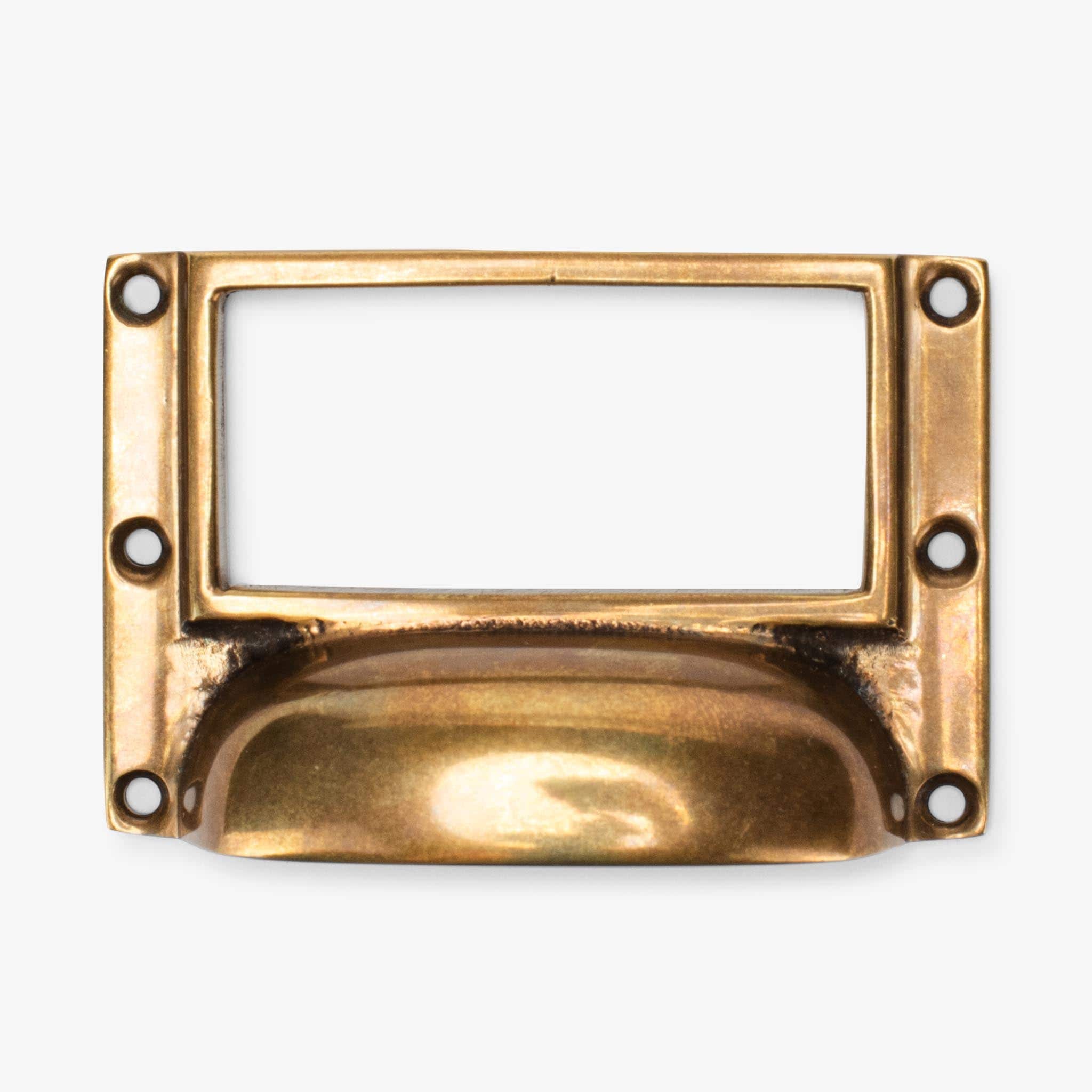 Monterey 3" Bin Pull - Burnished Brass