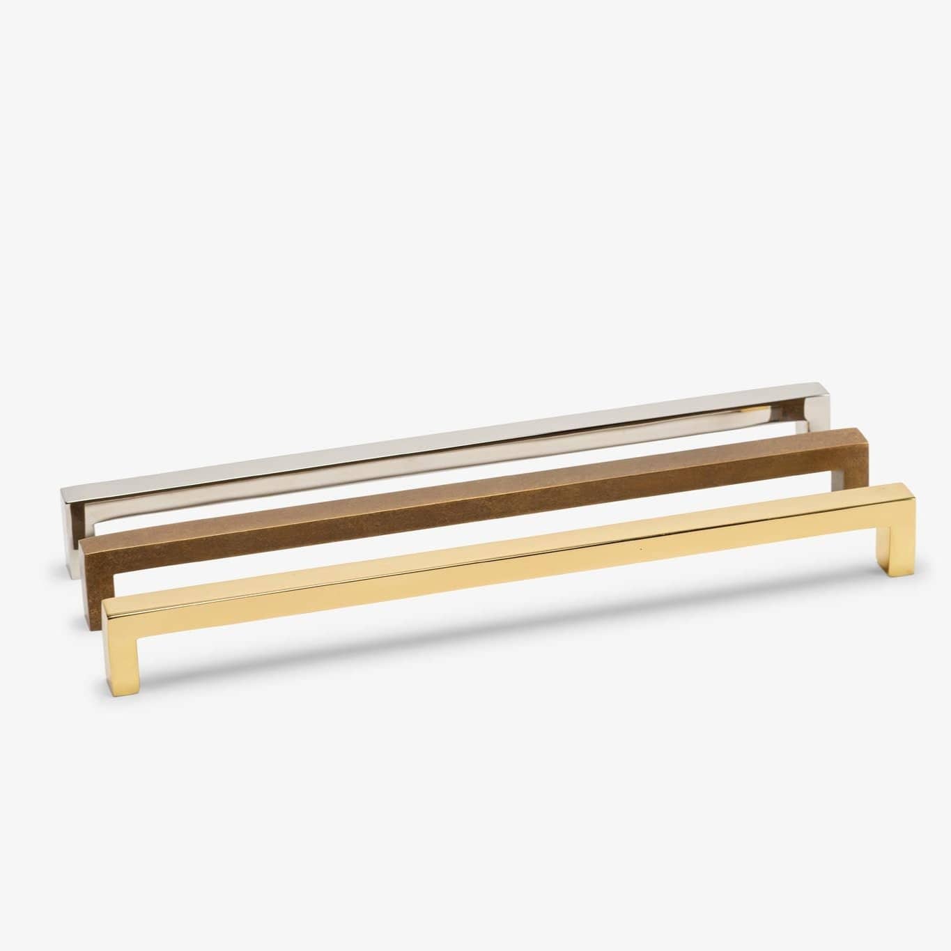 New Castle Bar Pull (10" c-c) - Polished Brass