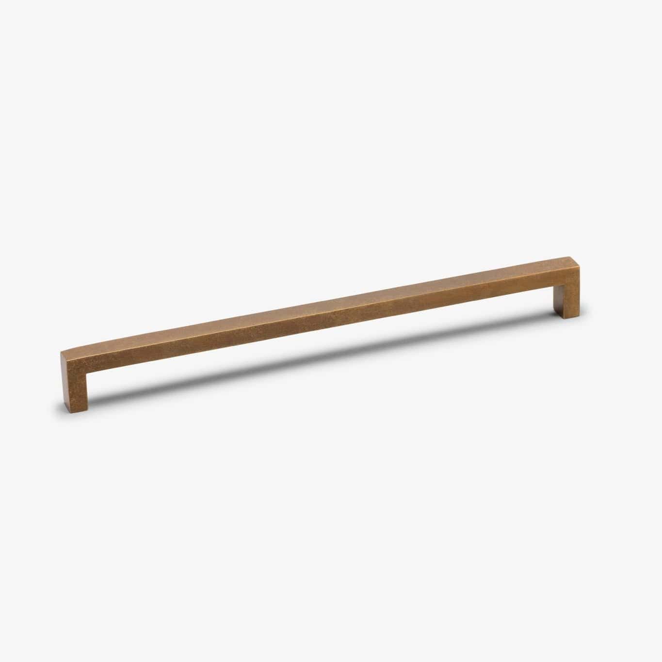 New Castle Bar Pull (10" c-c) - Burnished Brass