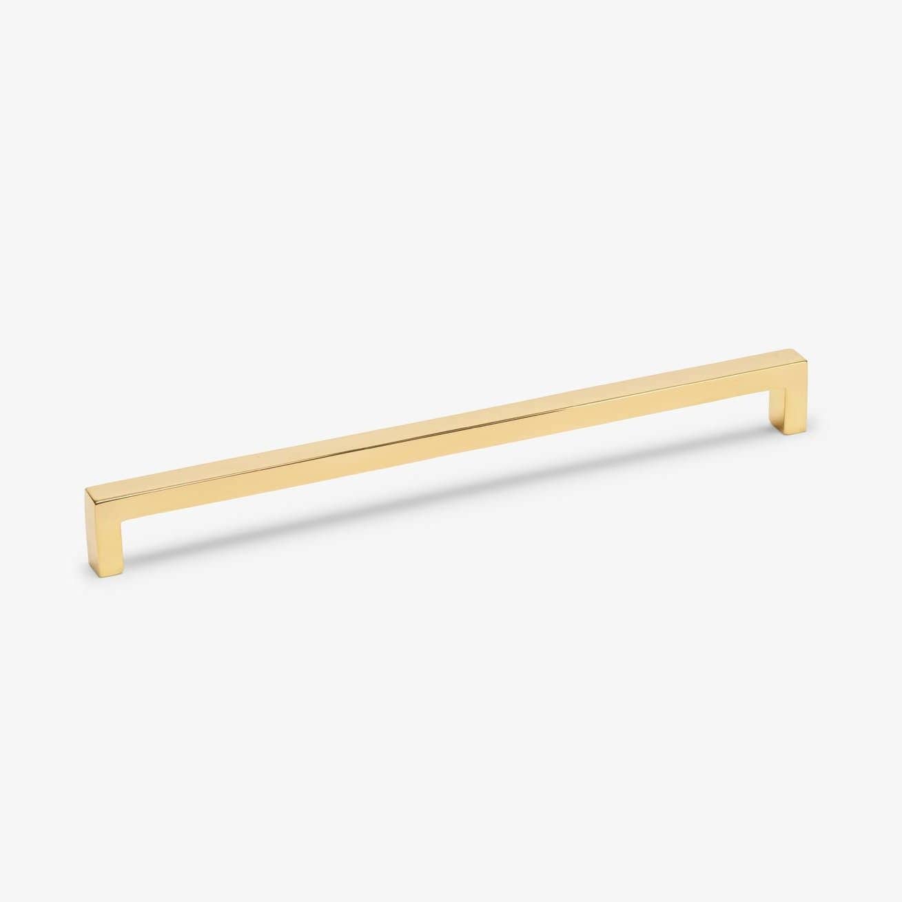 New Castle Bar Pull (10" c-c) - Polished Brass