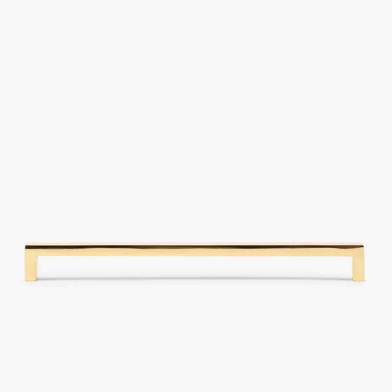 New Castle Bar Pull (10" c-c) - Polished Brass