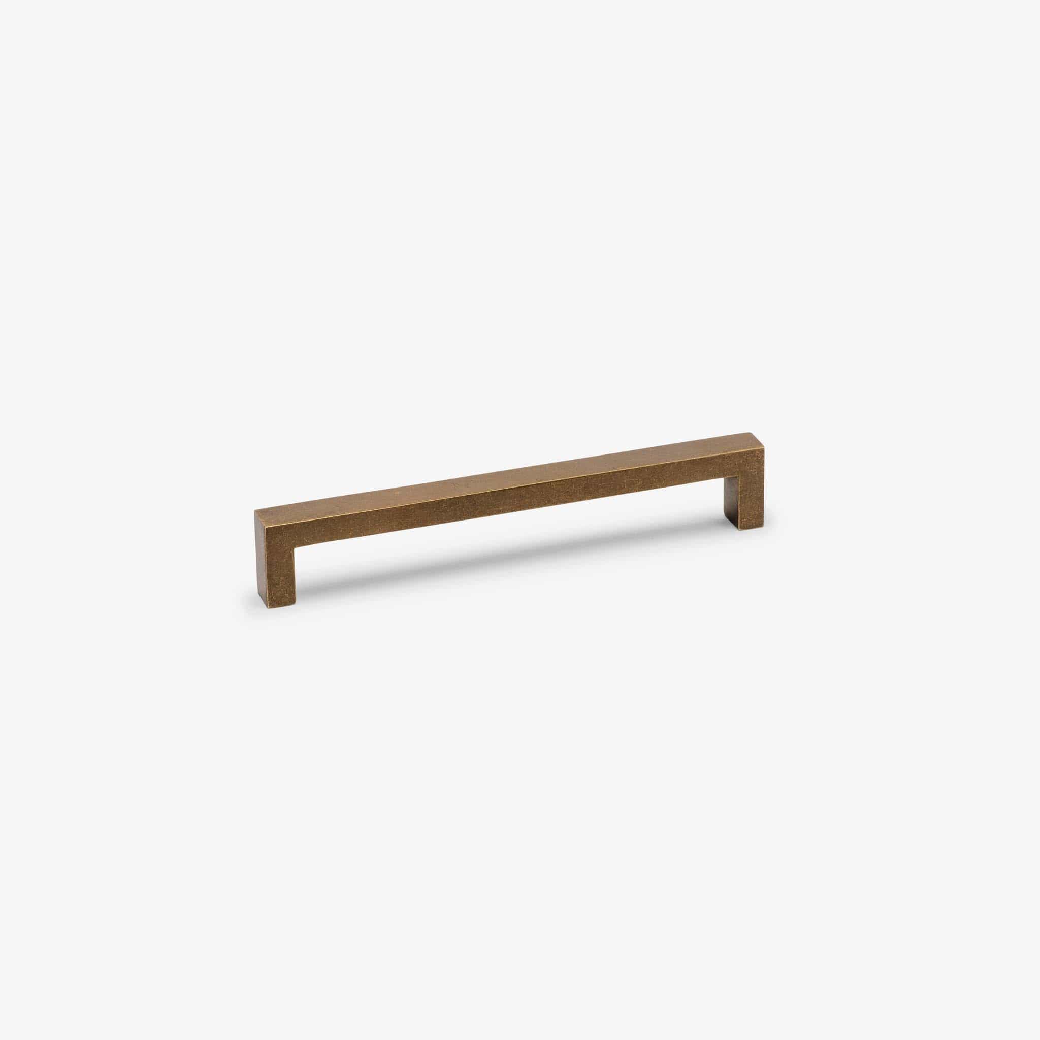 New Castle Bar Pull (6" c-c) - Burnished Brass