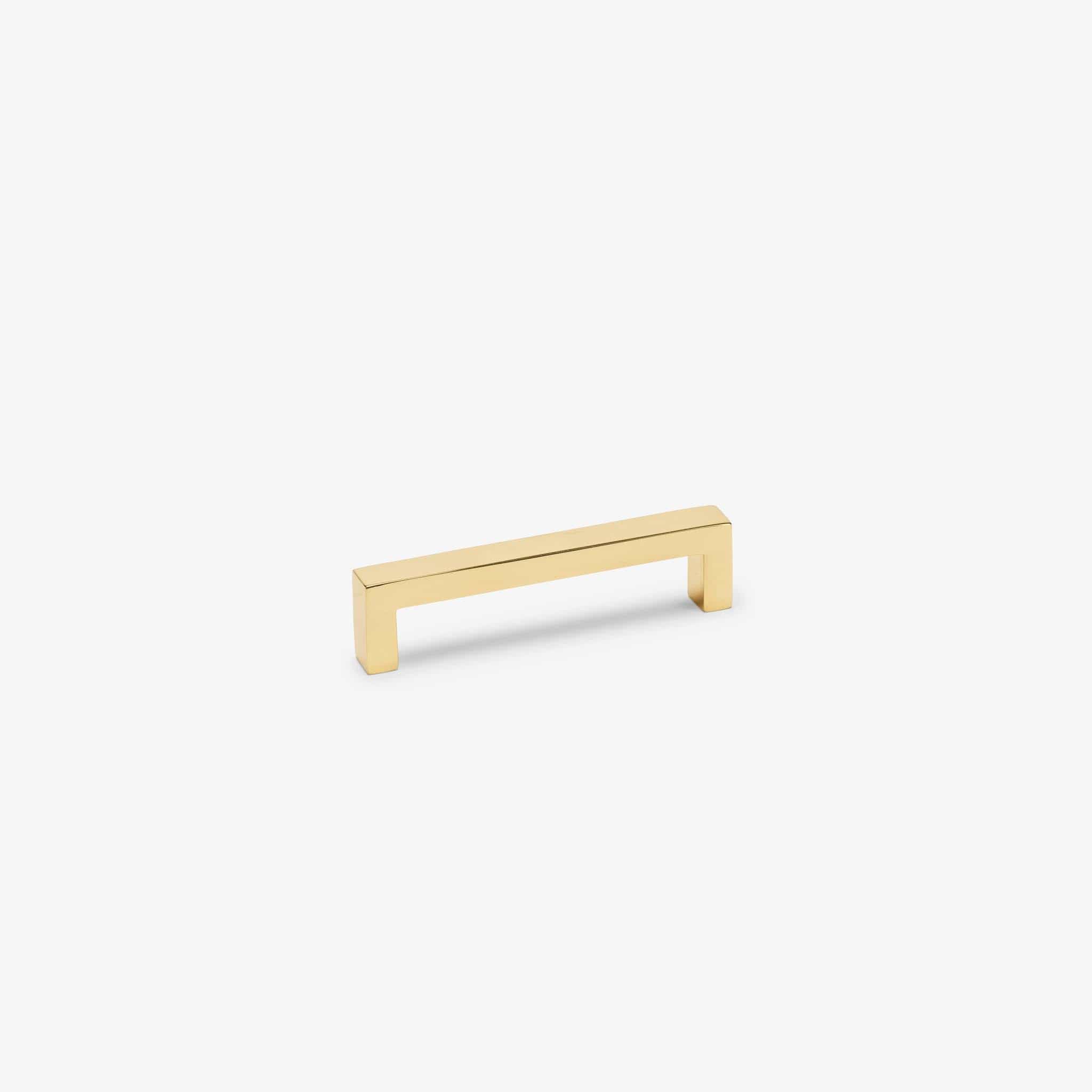 New Castle Bar Pull (4" c-c) - Polished Brass