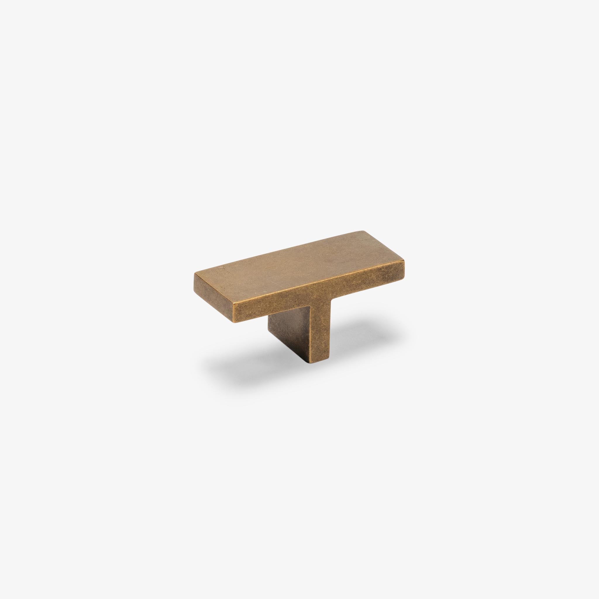New Castle 2.50" T Pull - Burnished Brass