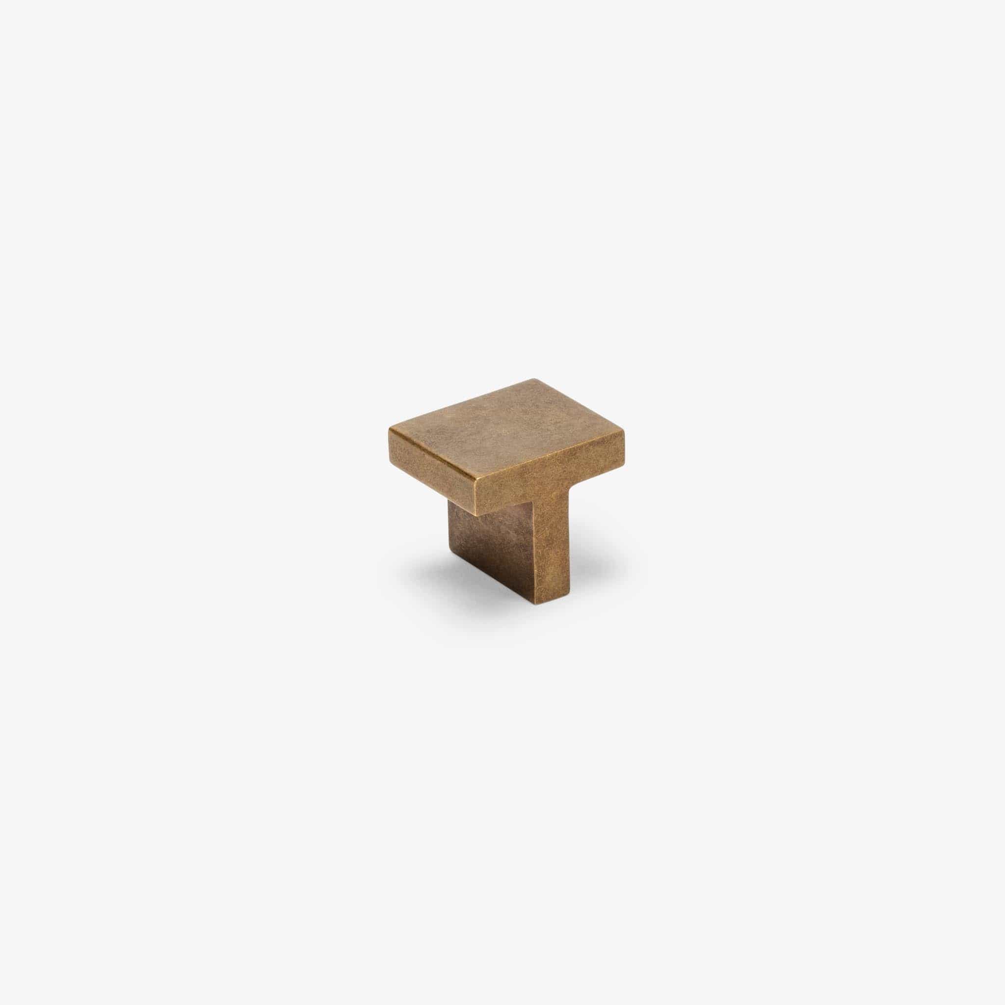 New Castle 1.25" Knob - Burnished Brass