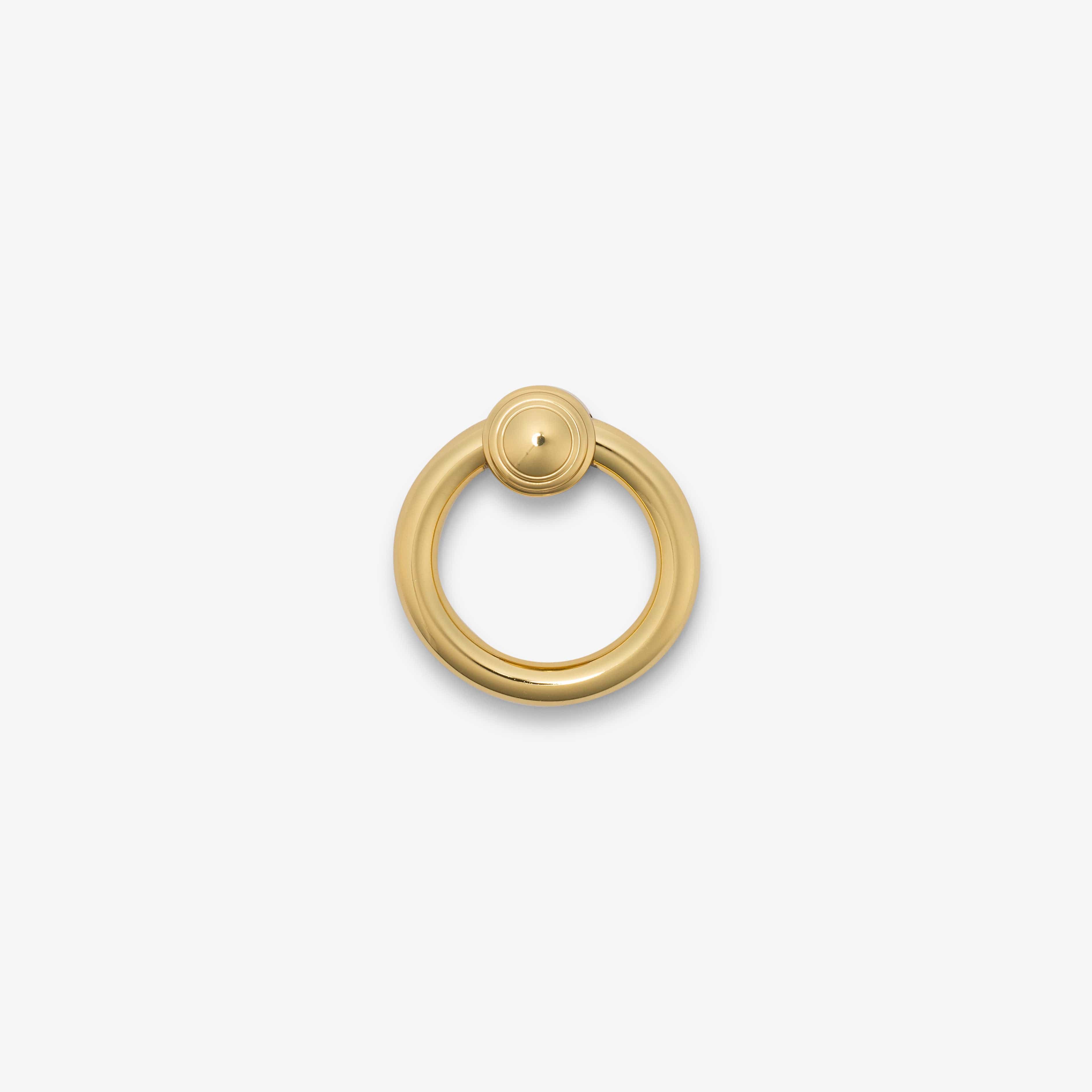 Roanoke Ring Pull - Polished Brass