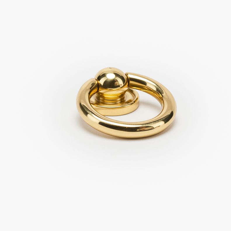 Valencia 1.50" Ring Pull - Polished Brass
