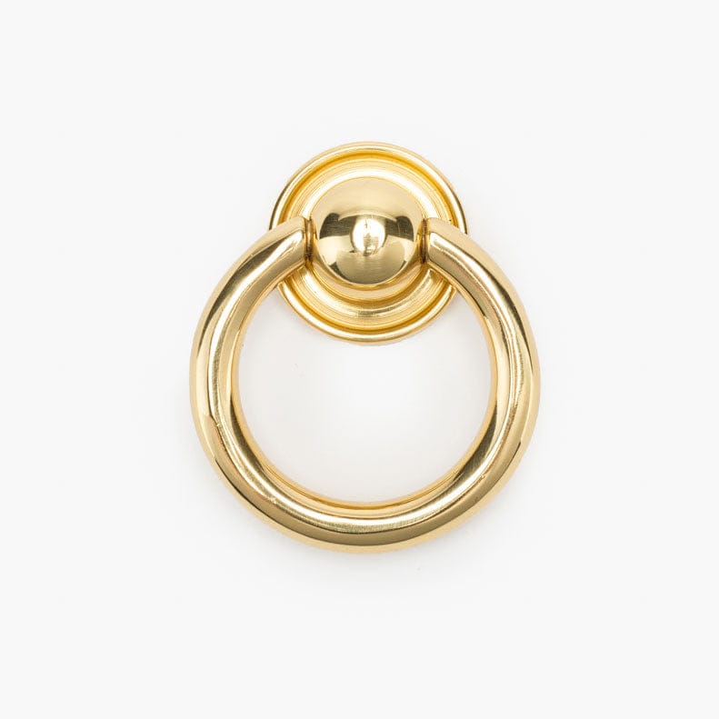 Valencia 1.50" Ring Pull - Polished Brass