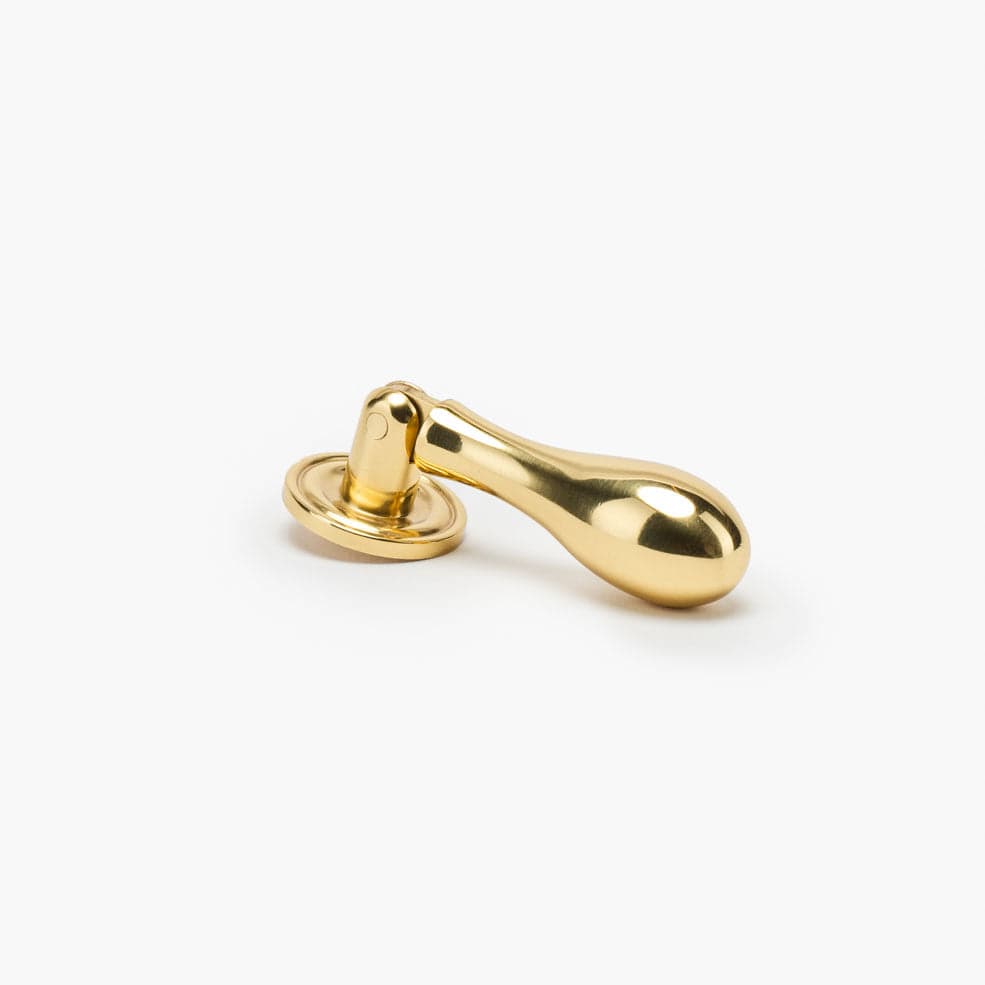 Valencia 3" Drop Pull - Polished Brass