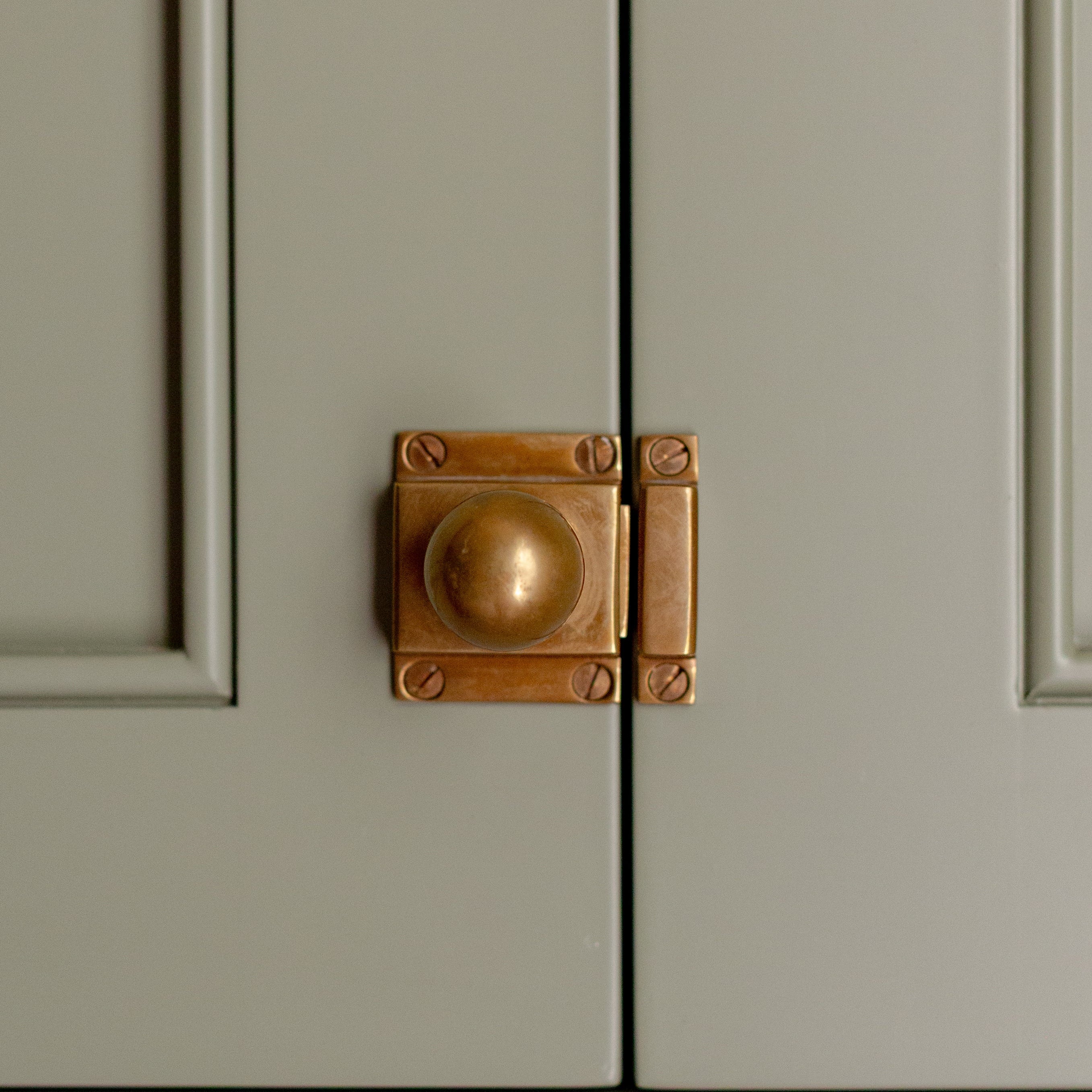 Clementine 2.25" Latch - Burnished Brass
