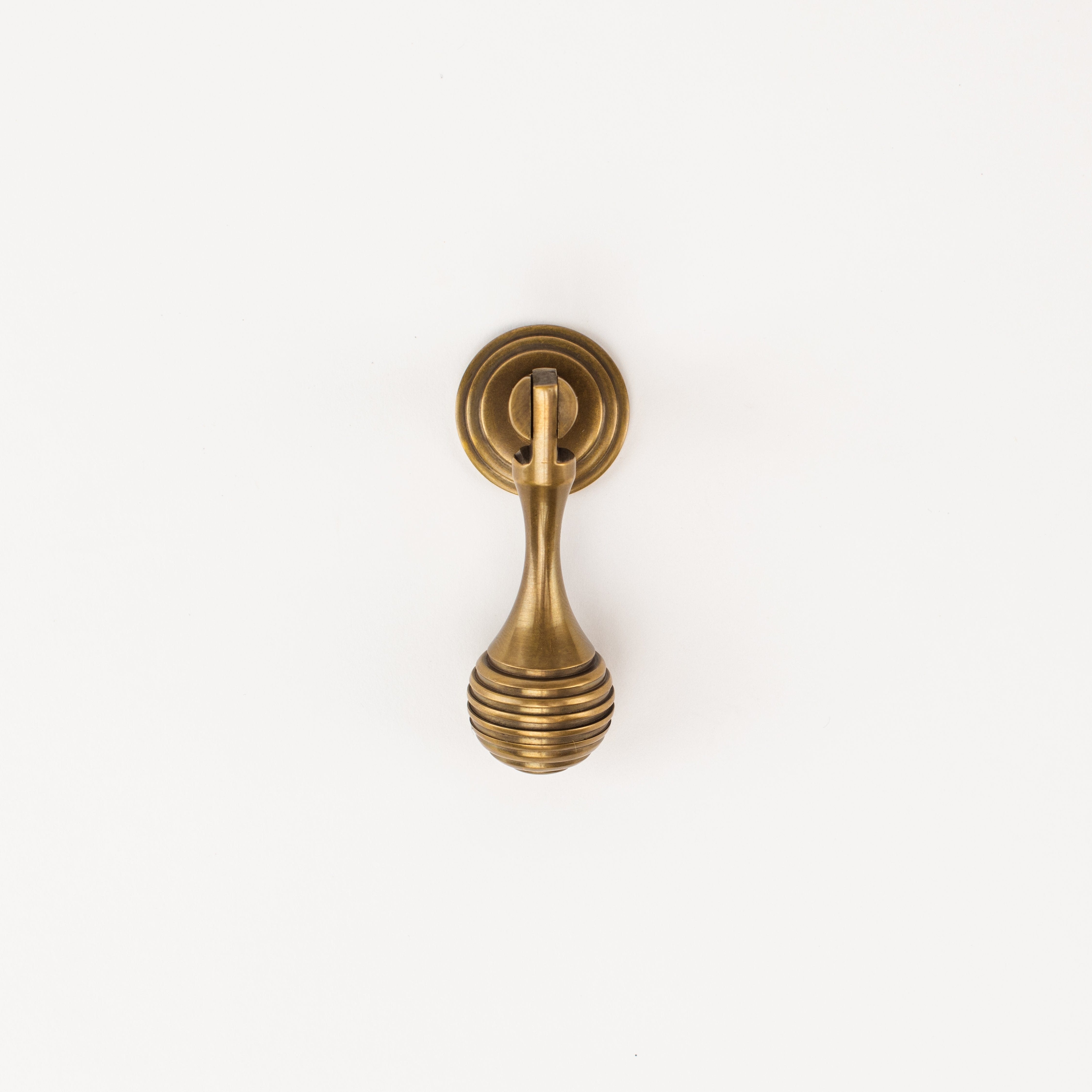 Washington 2" Drop Pull - Burnished Brass
