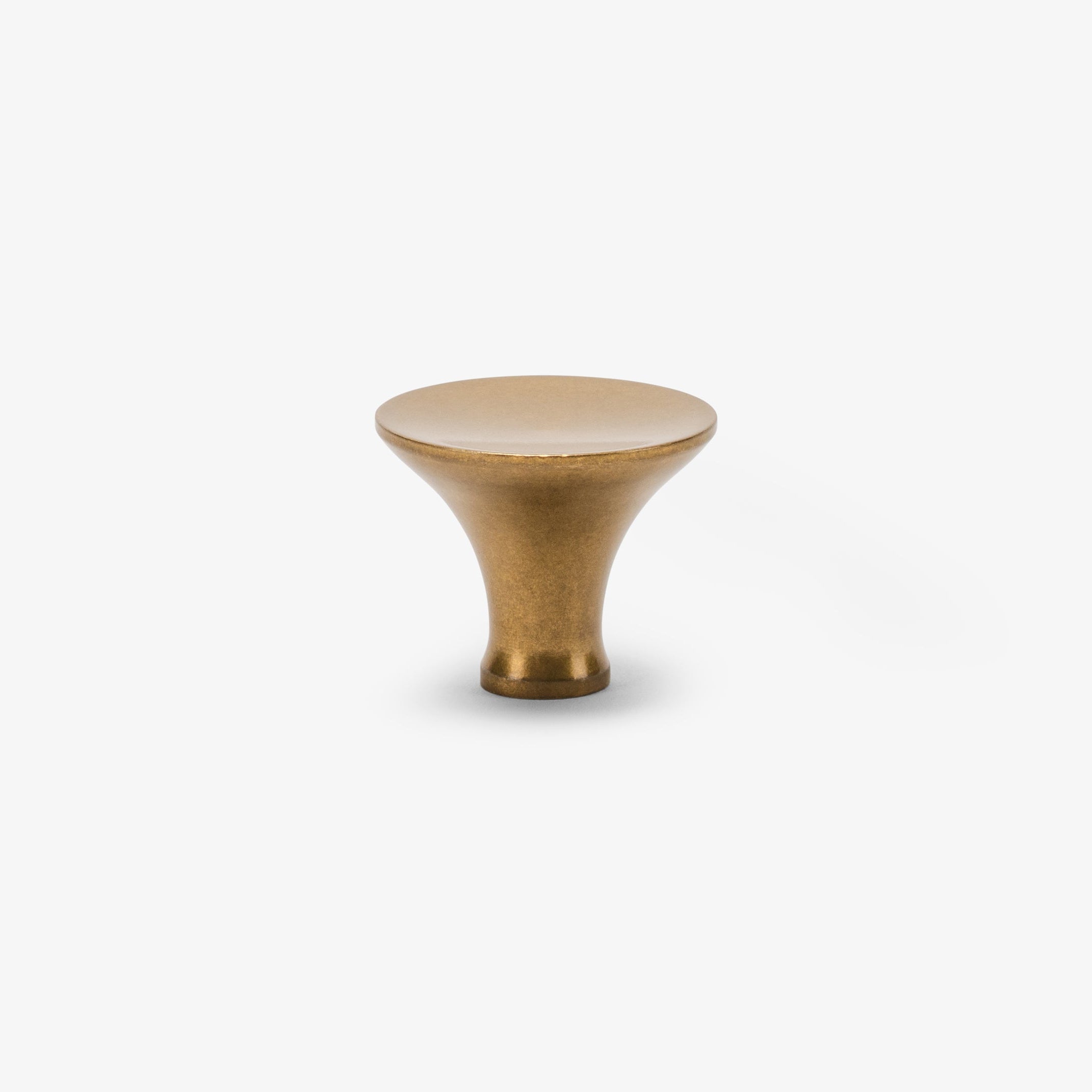 Workhorse Knob - Burnished Brass