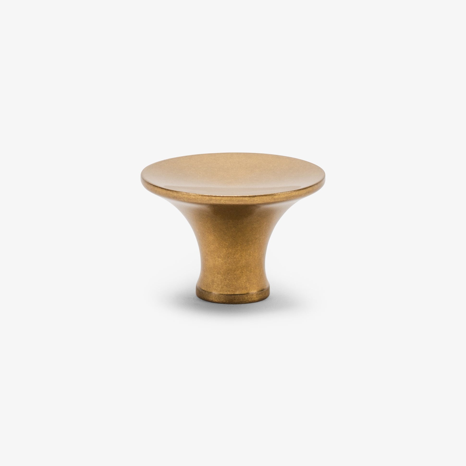 Workhorse Knob - Burnished Brass