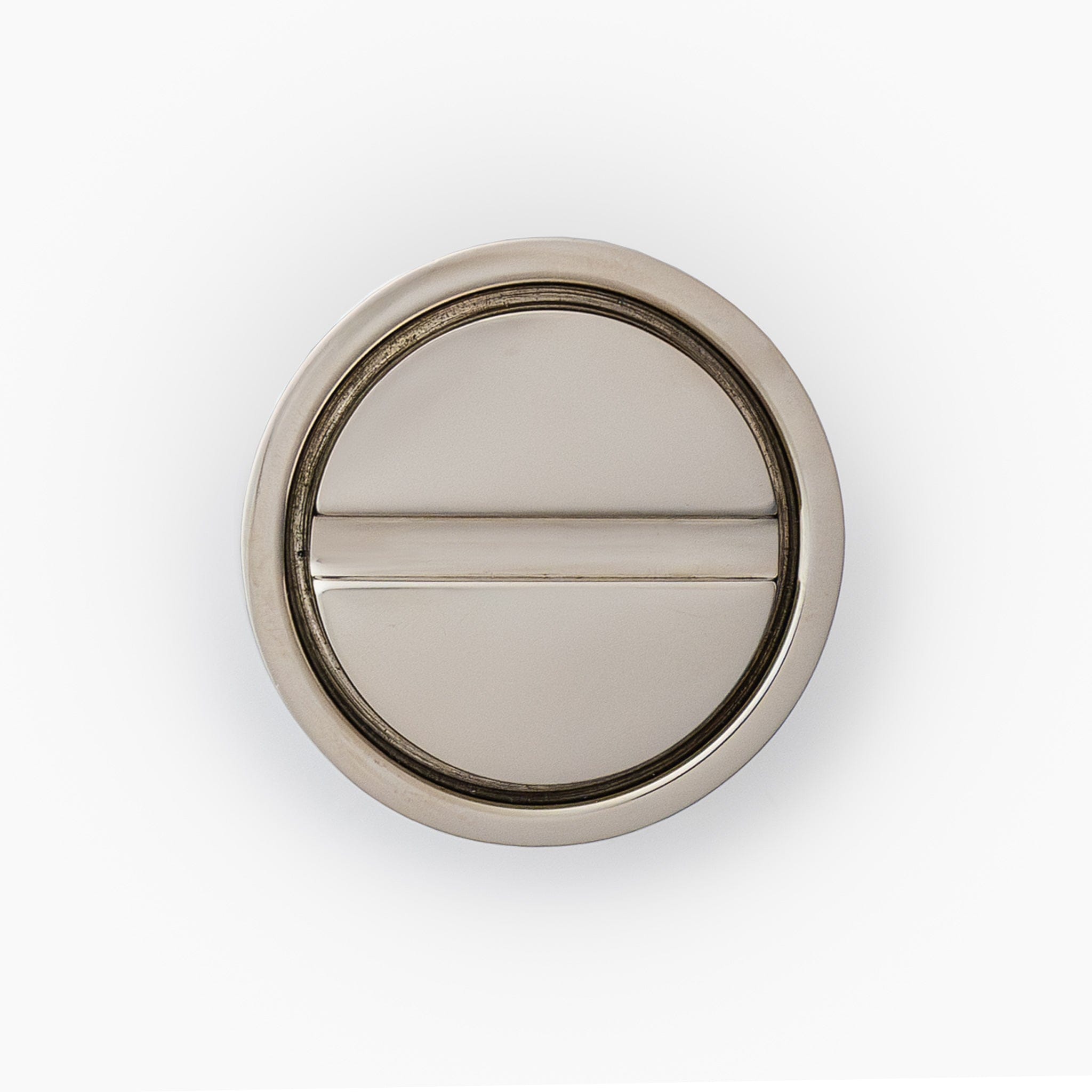 Archimede Solid Brass Hook - Polished Nickel