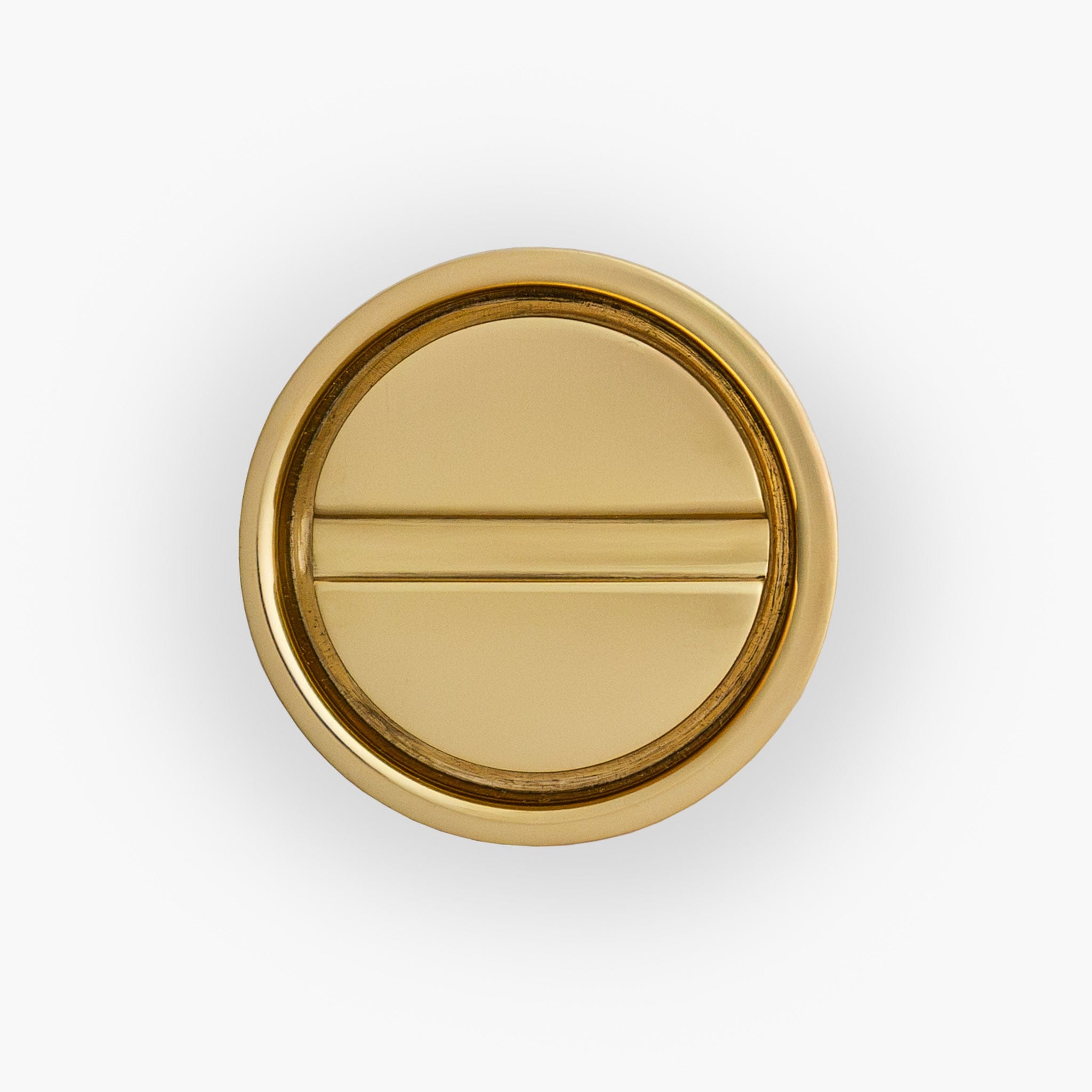 Archimede Solid Brass Hook - Polished Brass