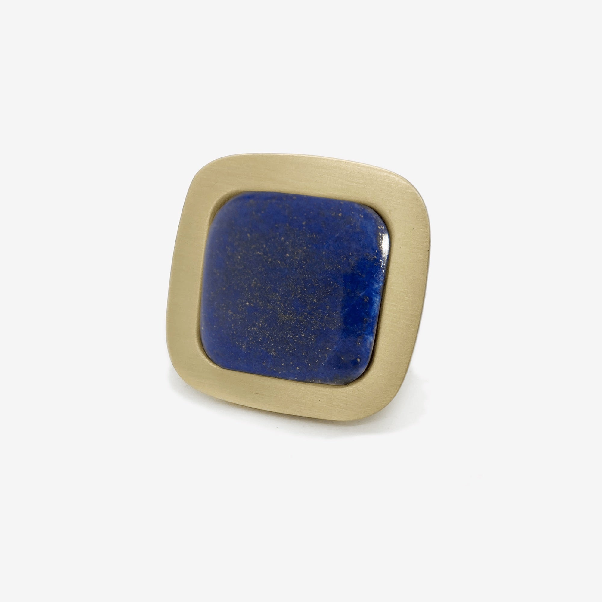 Benson Custom Knob - Satin Brass Matte