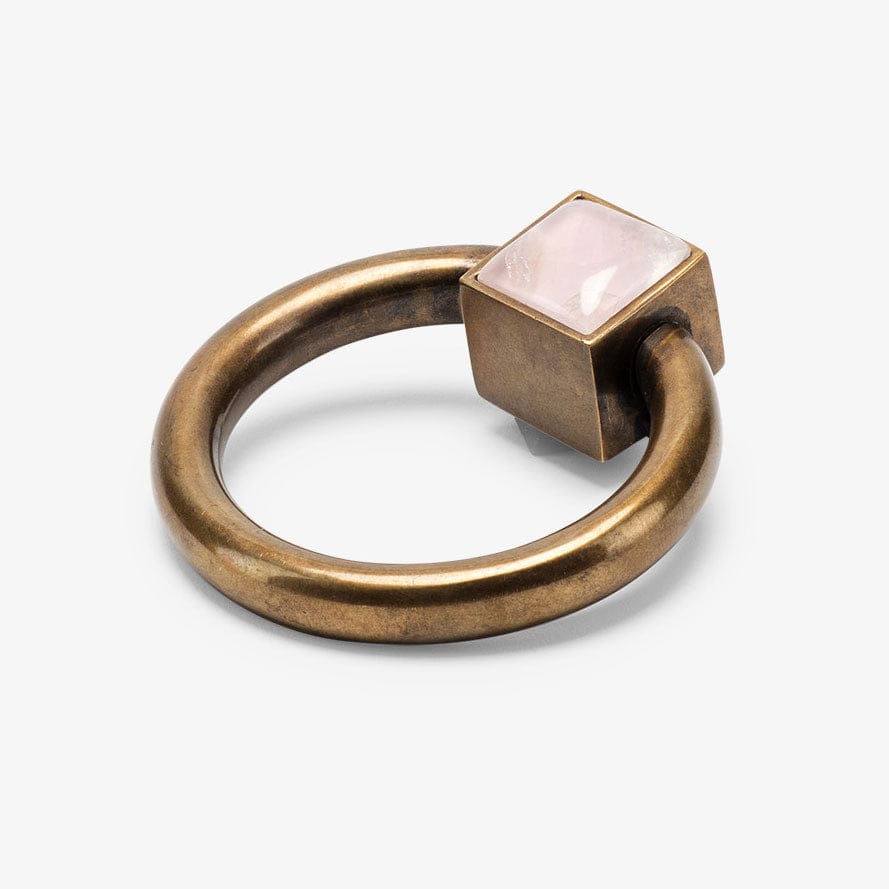 Porter Ring Custom Pull - Burnished Brass