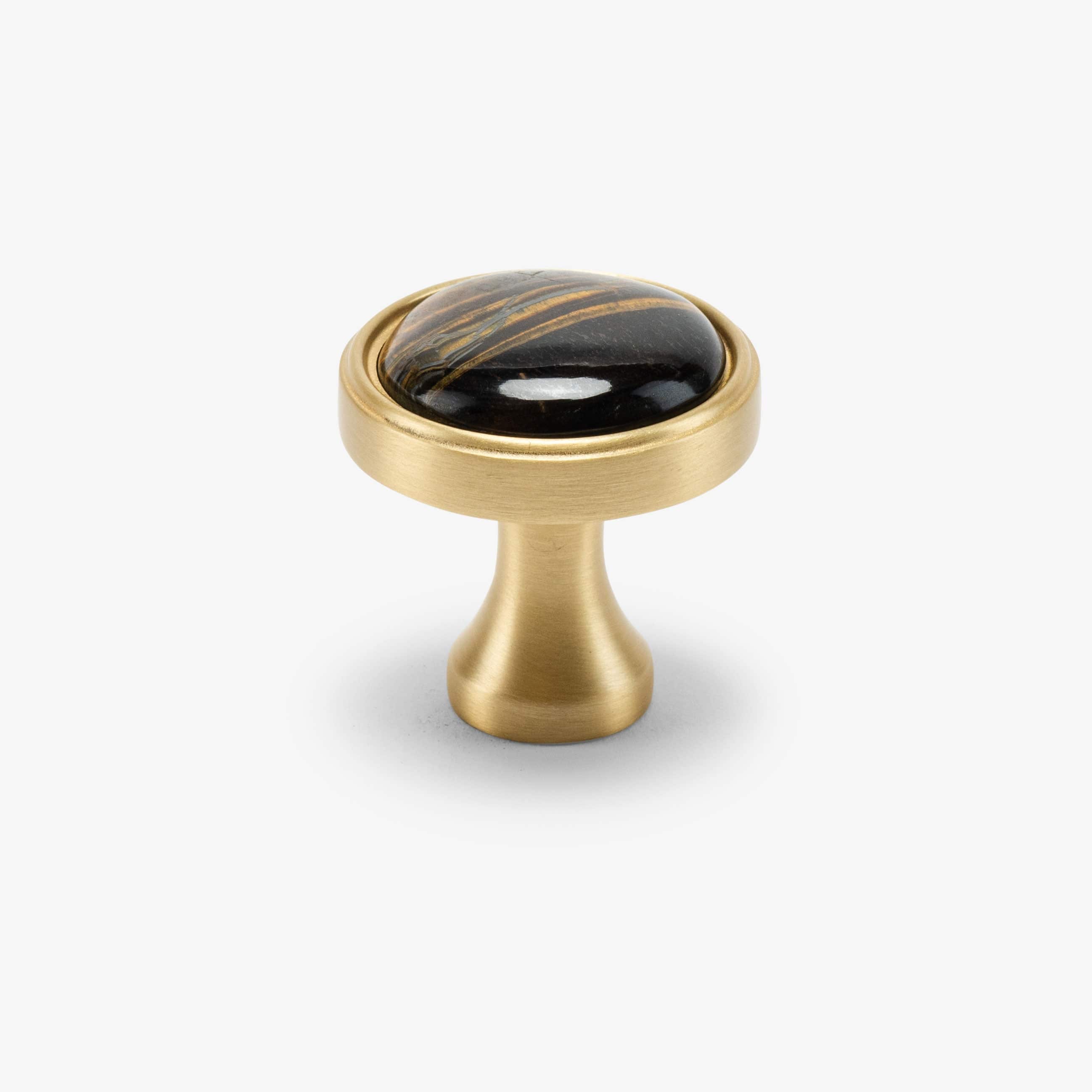 Lane 1.40" Custom Knob - Satin Brass Matte