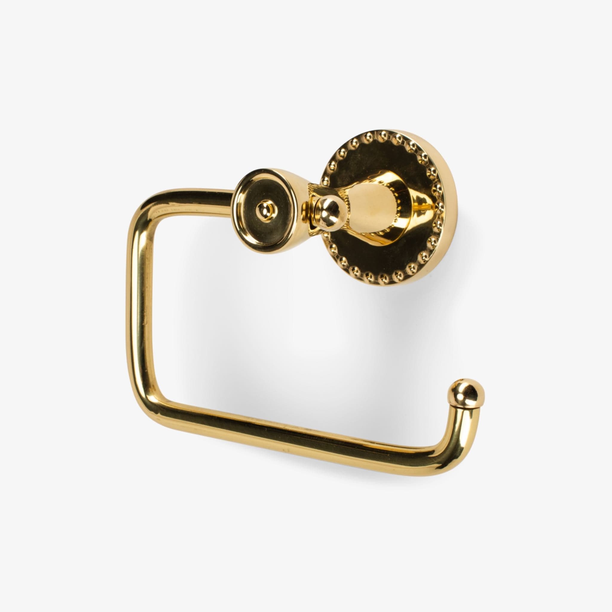 Amelia Brass Swing Arm Toilet Paper Holder - Unlacquered Brass