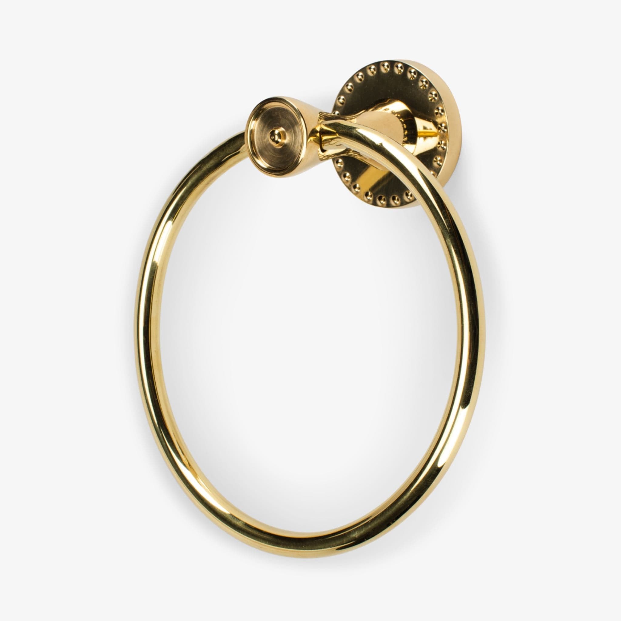Amelia 7" Brass Towel Ring - Unlacquered Brass