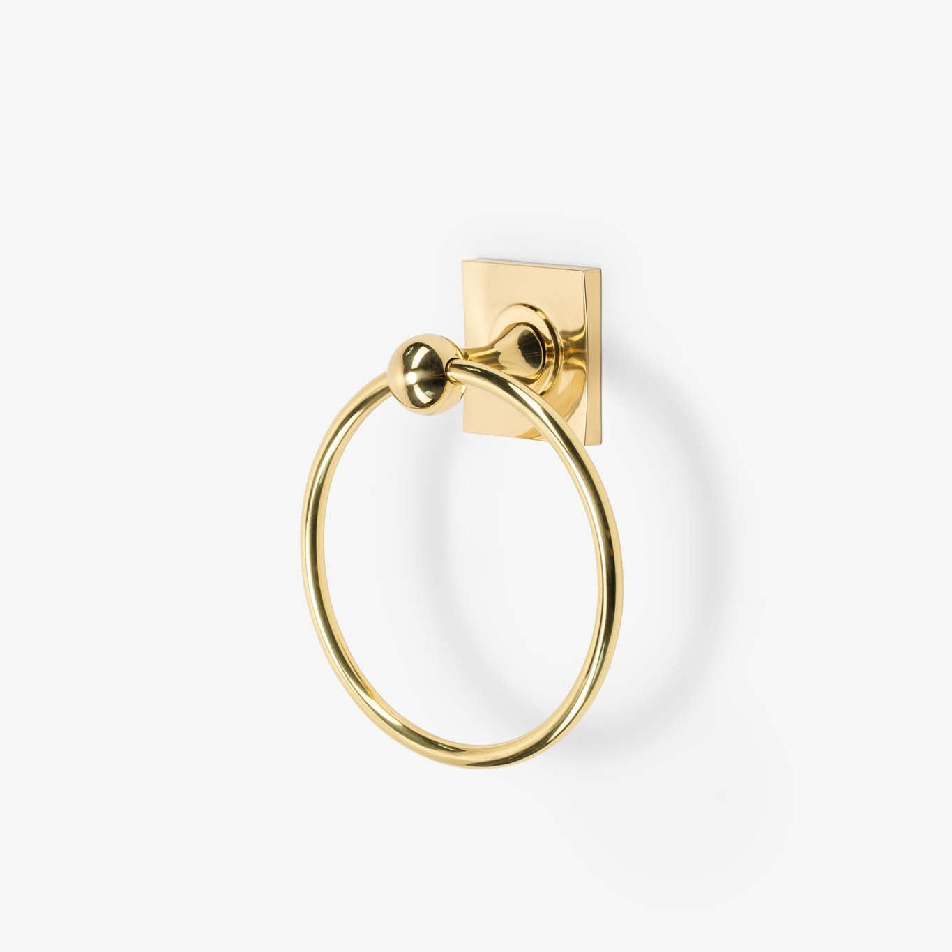 Maddison 7" Brass Towel Ring - Polished Brass