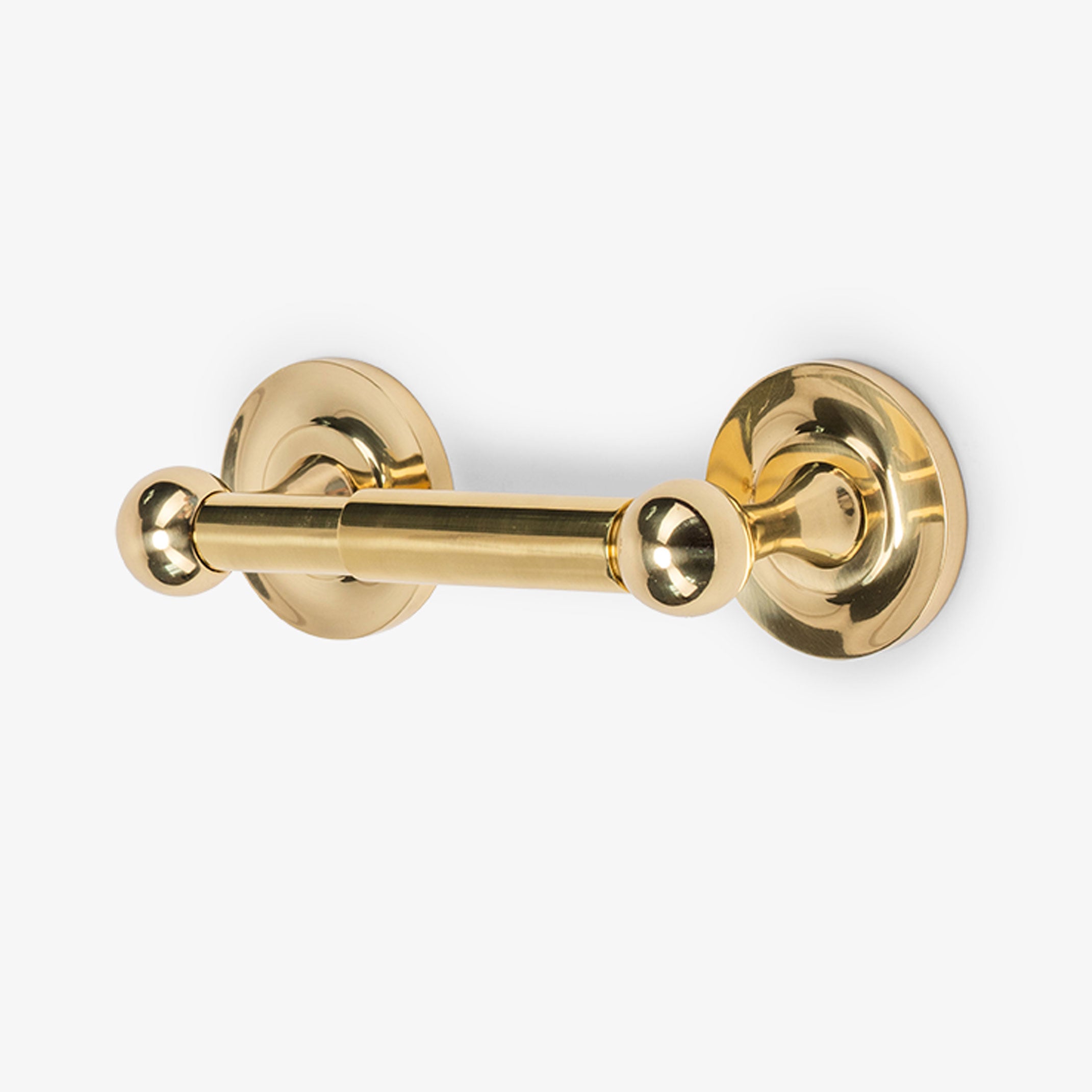 Cosmos Brass Spring Bar Toilet Paper Holder - Polished Brass