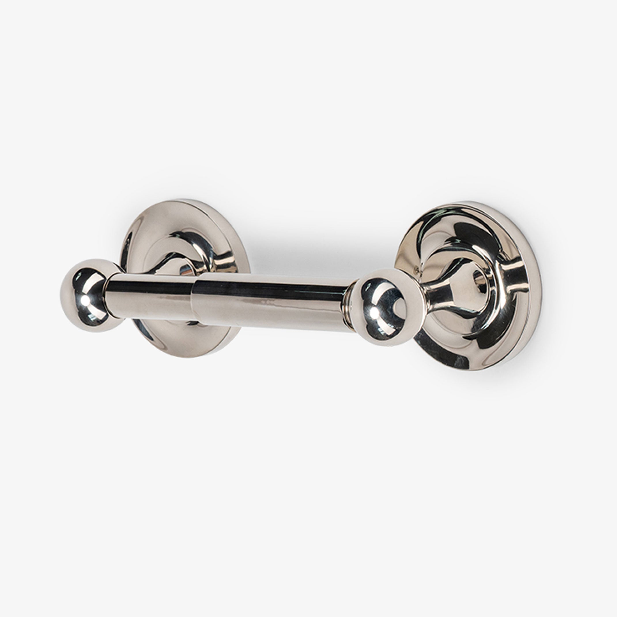 Cosmos Brass Spring Bar Toilet Paper Holder - Polished Nickel