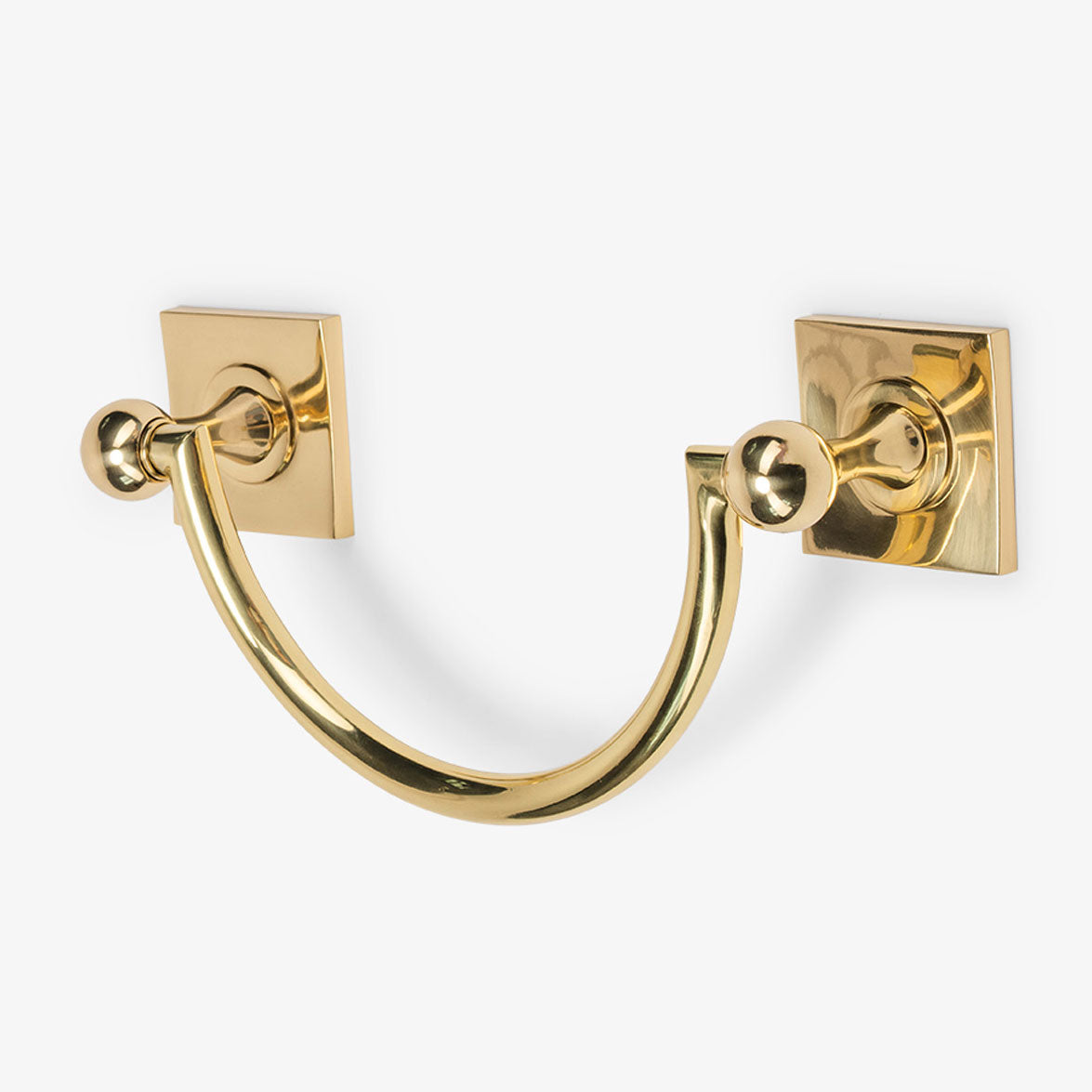 Maddison 10" Brass U - Shape Towel Bar - Polished Brass
