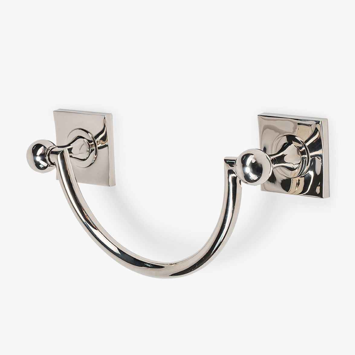 Cosmos 10" Brass U - Shape Towel Bar - Polished Nickel