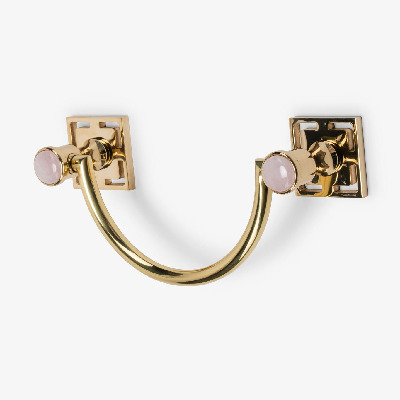 Benson Custom 10" Brass U-Shape Towel Bar - Polished Brass