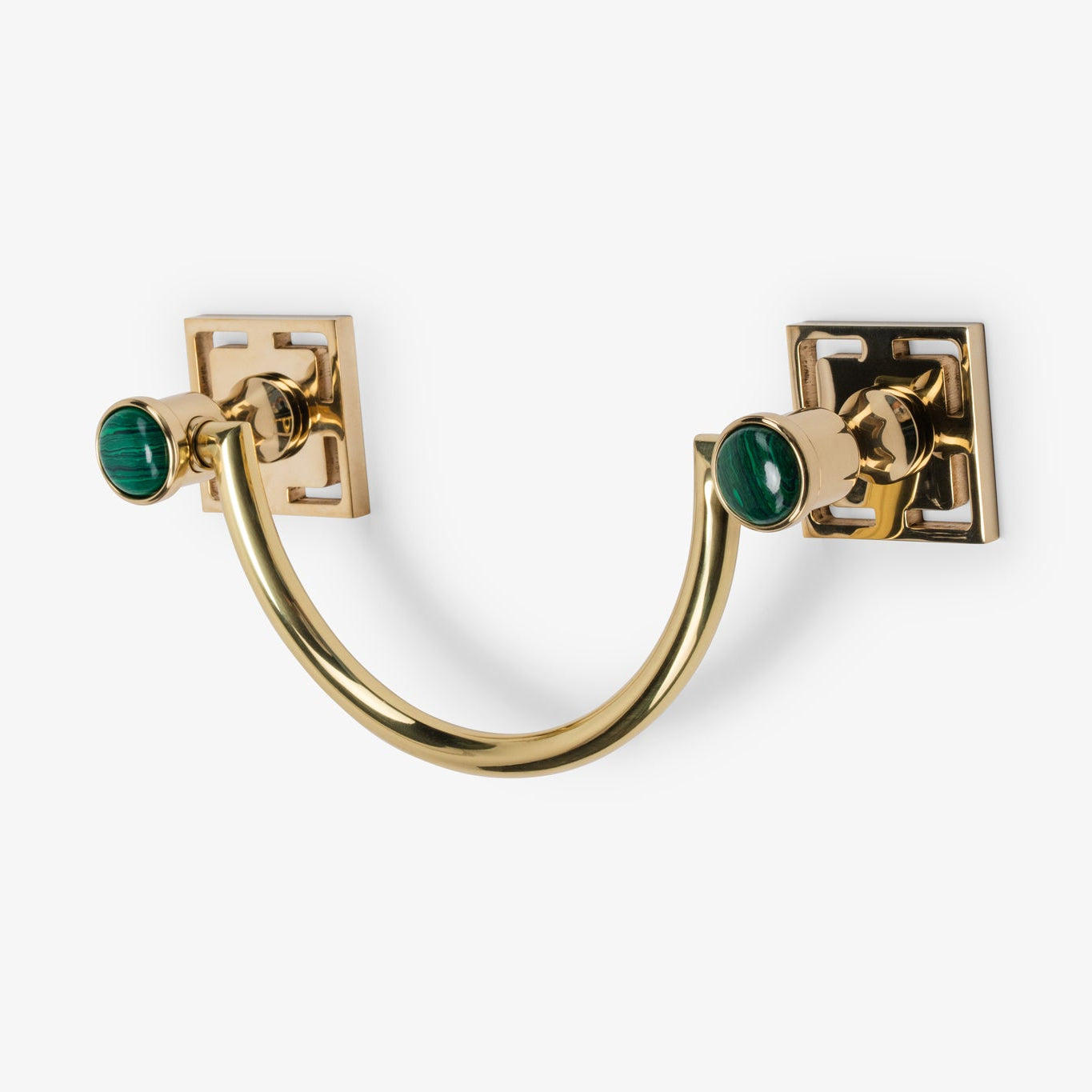 Benson Custom 10" Brass U-Shape Towel Bar - Polished Brass