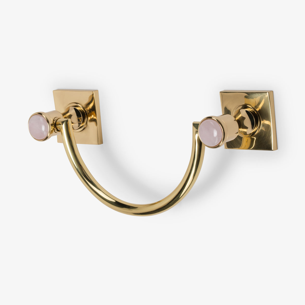 Astor Custom 10" Brass U-Shape Towel Bar - Polished Brass