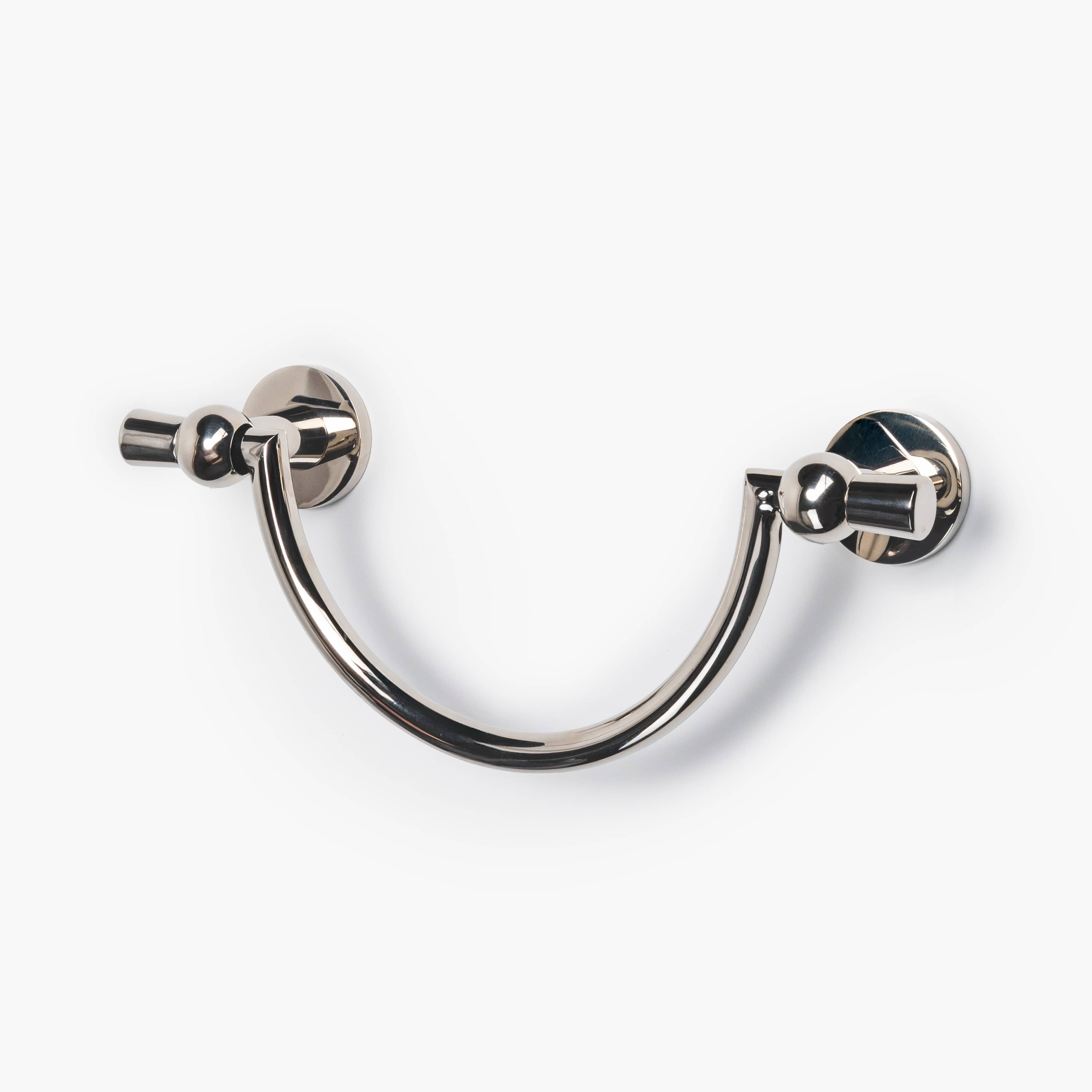 Addison 10" Brass U - Shape Towel Bar - Polished Nickel