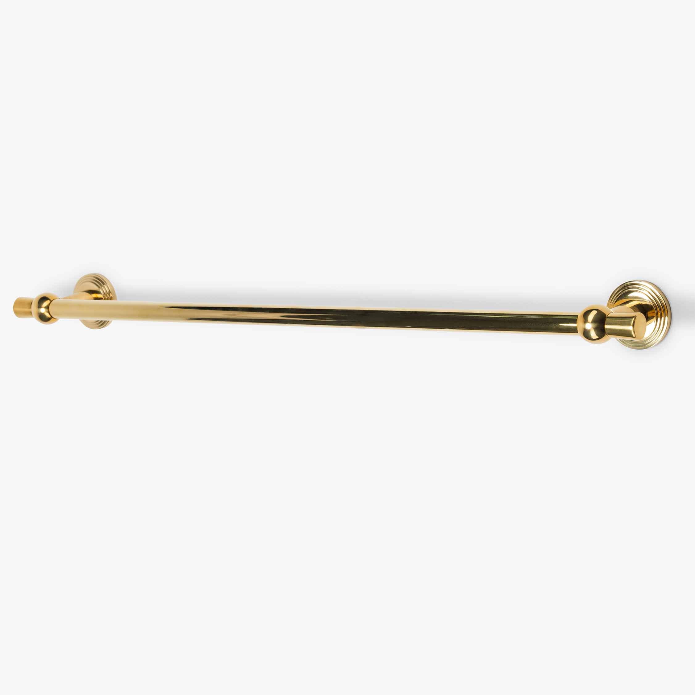 Laurel 24" Brass Towel Bar - Unlacquered Brass