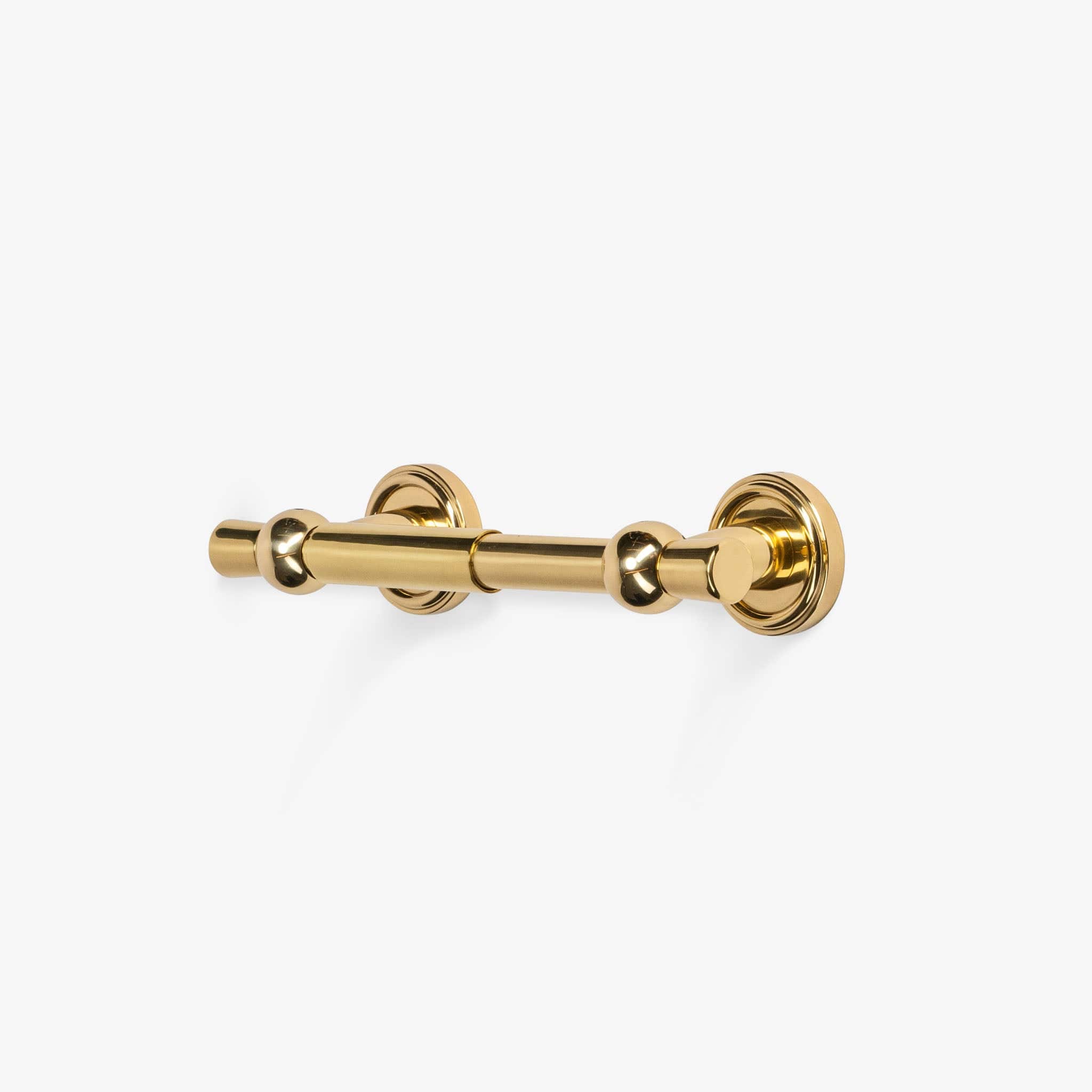 Addison Brass Spring Bar Toilet Paper Holder - Unlacquered Brass