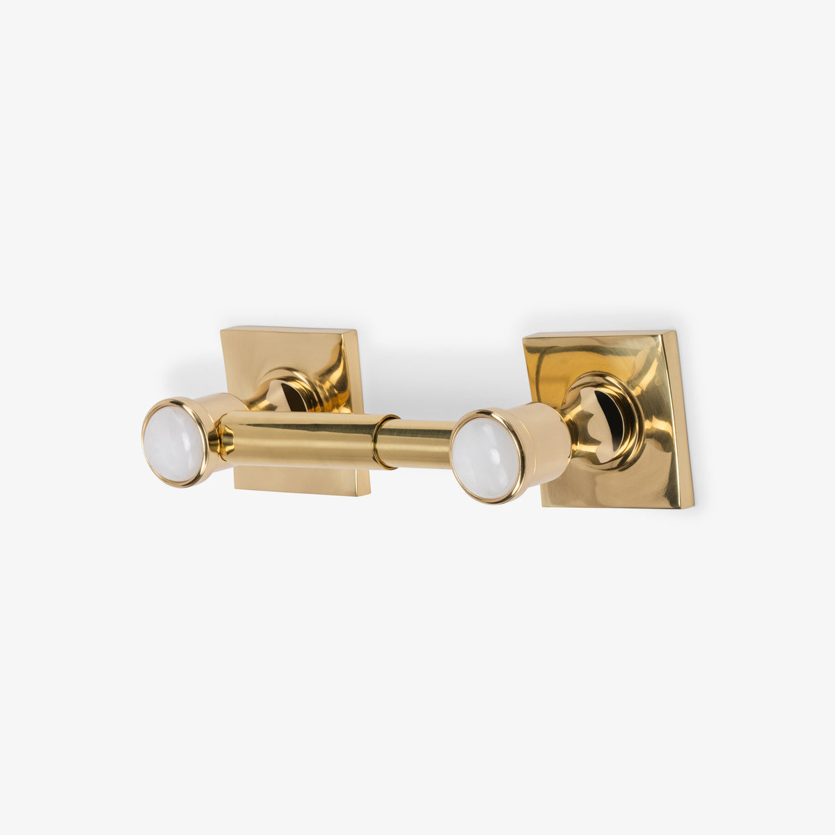 Astor Custom Brass Spring Bar Toilet Paper Holder - Polished Brass