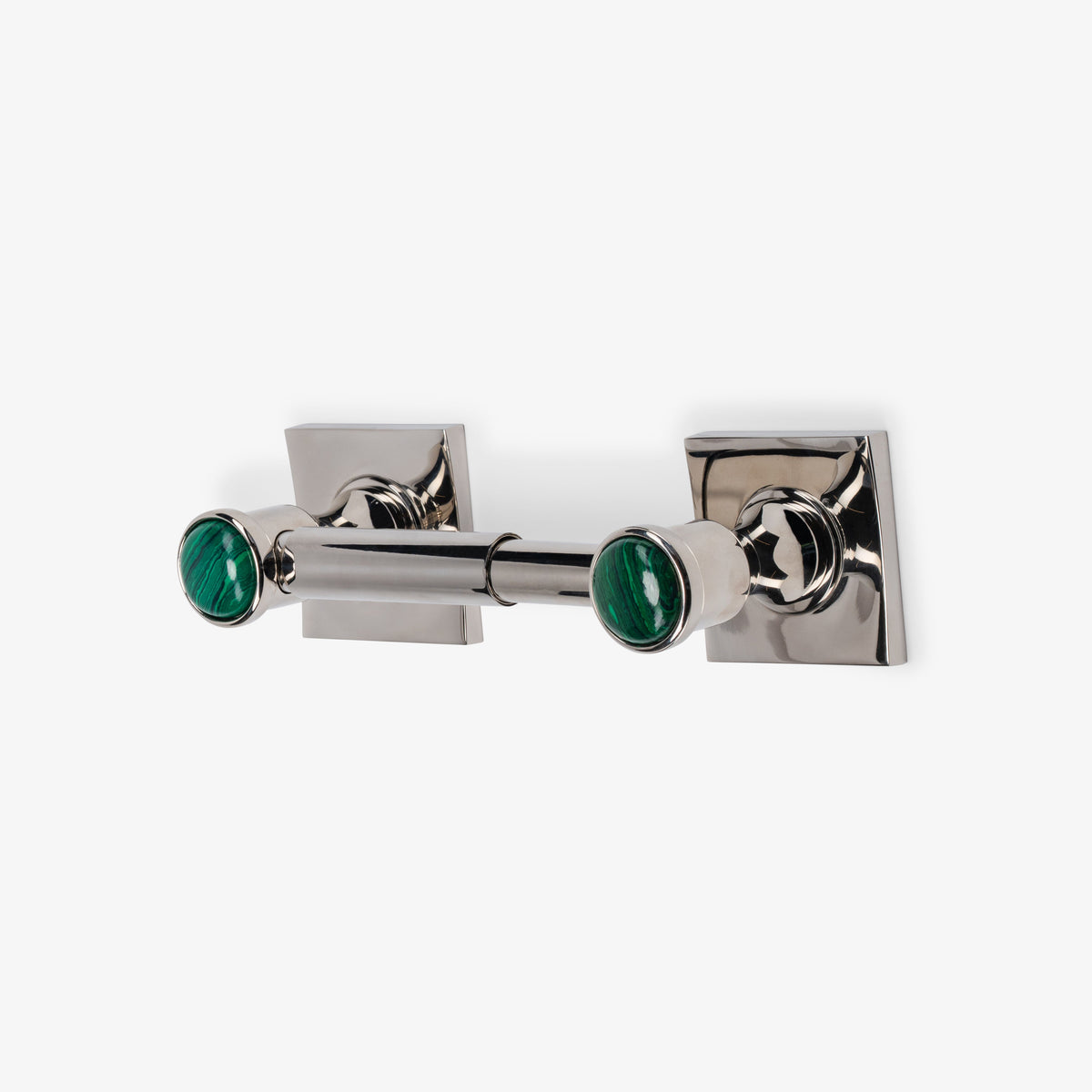 Astor Custom Brass Spring Bar Toilet Paper Holder - Polished Nickel