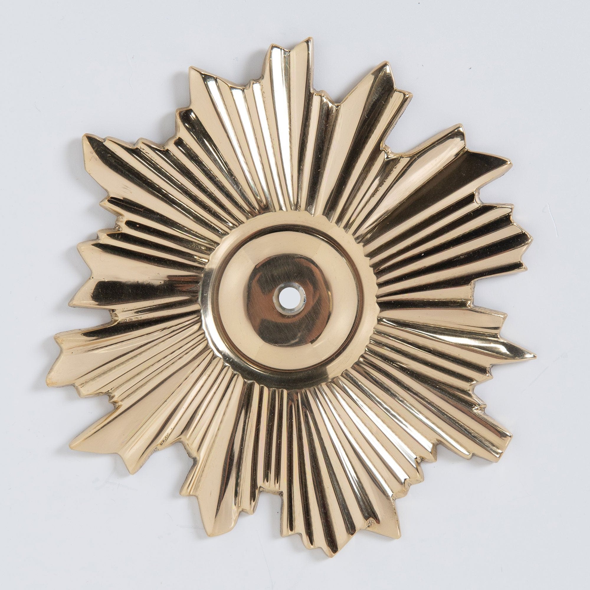 Starburst 5.20" Backplate - Polished Brass