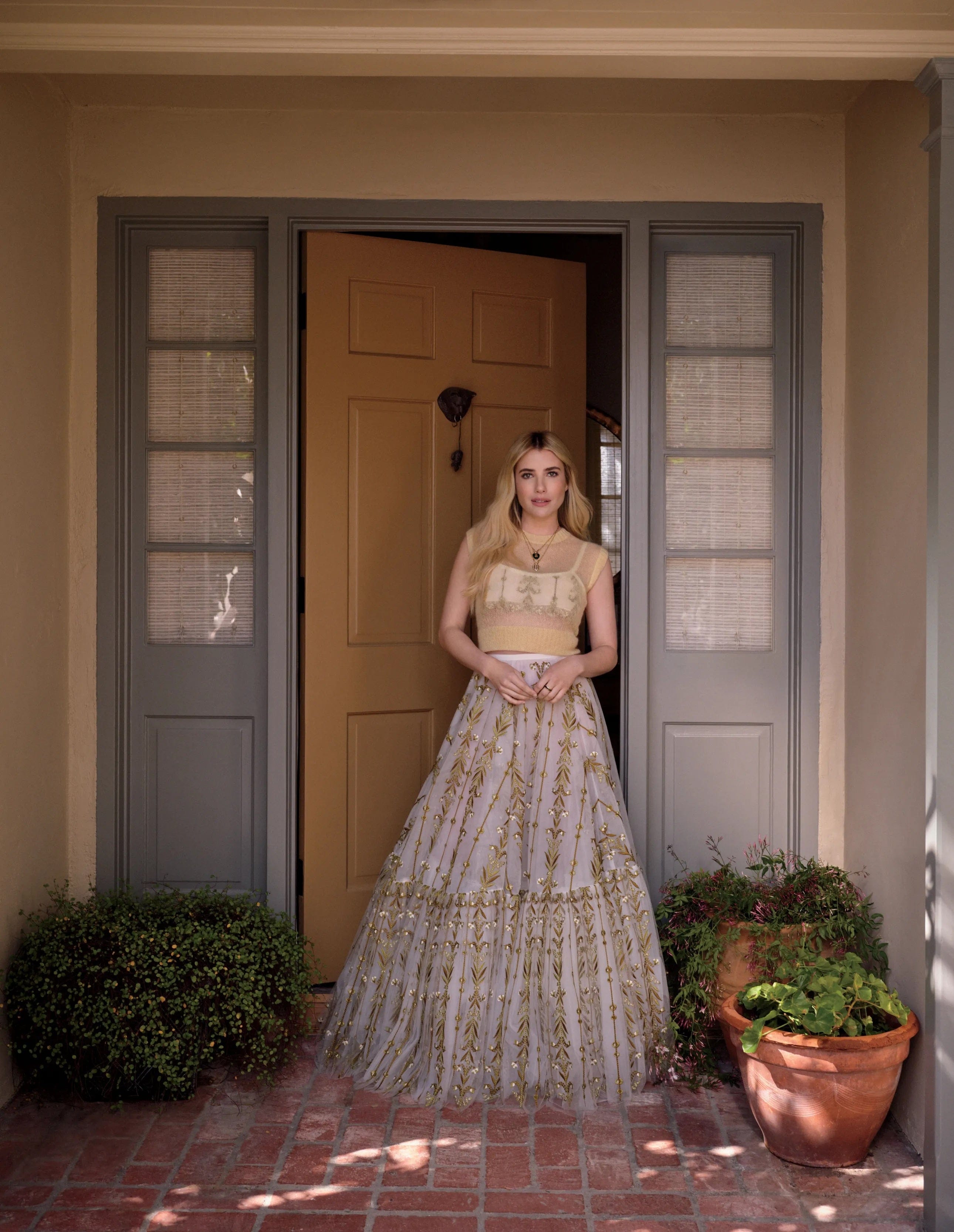 Emma Roberts' LA Home Adorned with Modern Matter Hardware