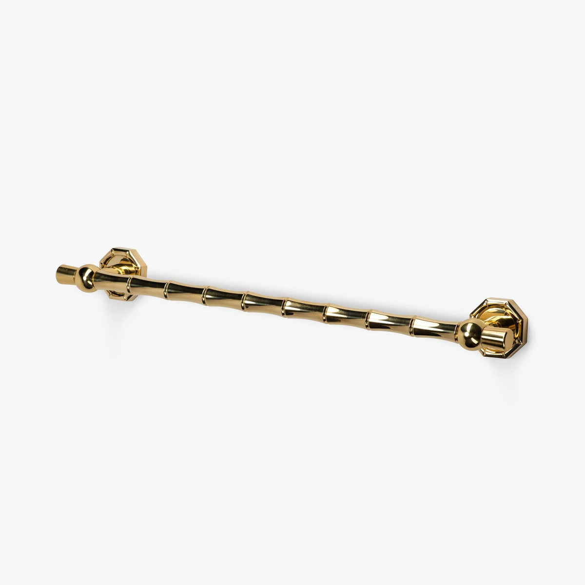 Bamboo Brass Towel Bar - Polished Brass