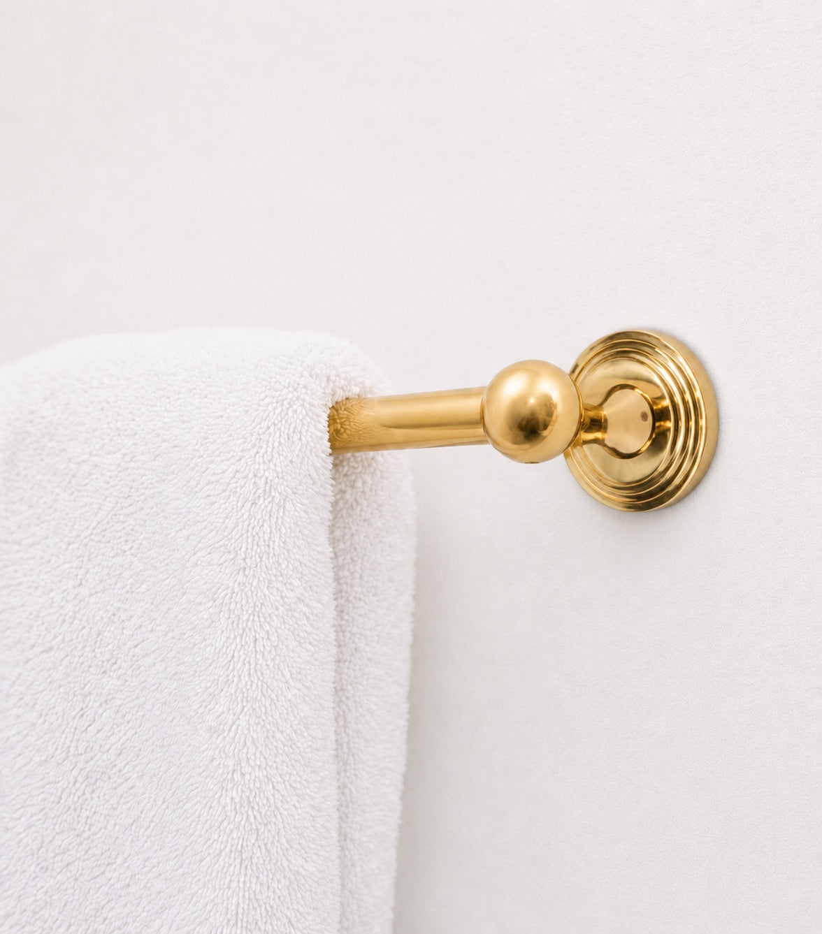 Briar Brass Towel Bar - Polished Brass#Size_18" c-c