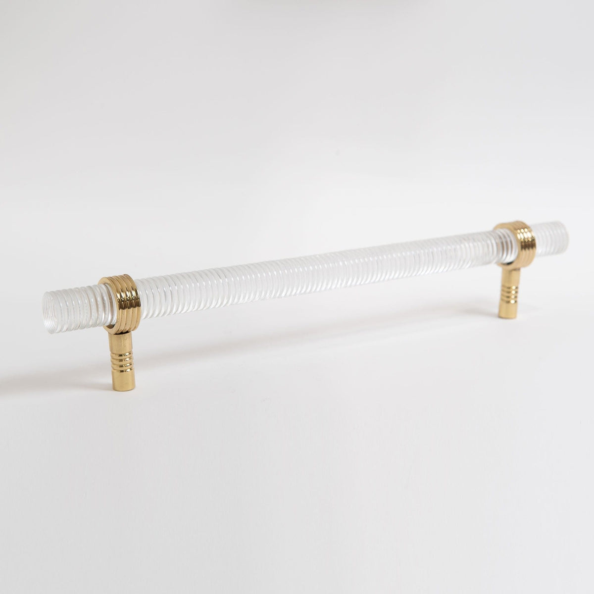 Allen Lucite Appliance Pull - Polished Brass