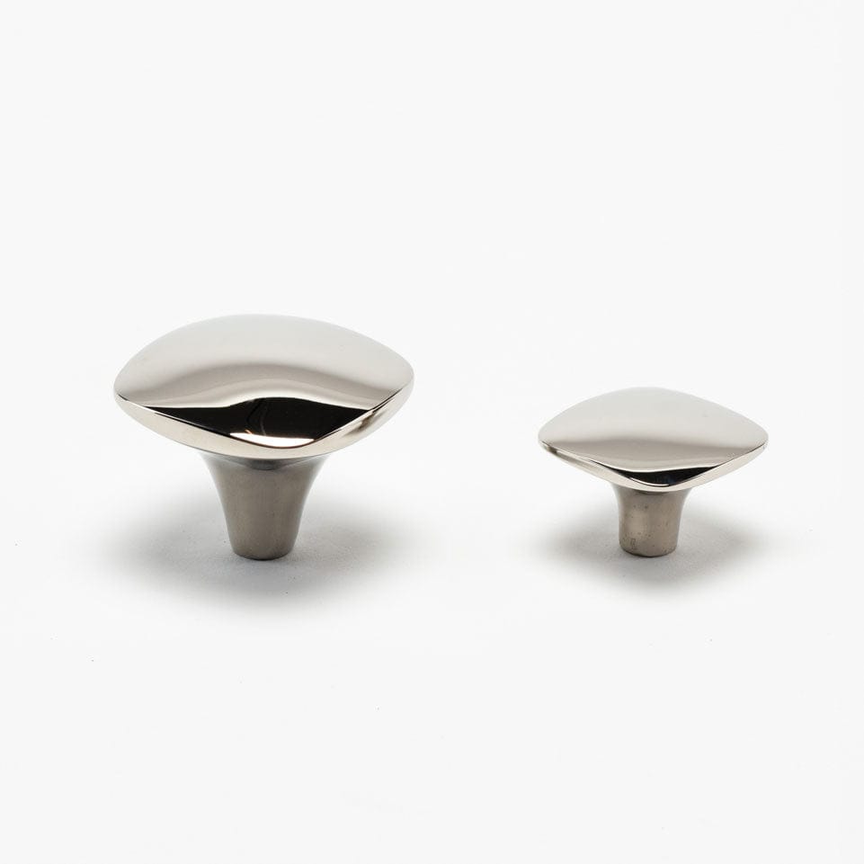Benson Solid Brass Knob - Polished Nickel