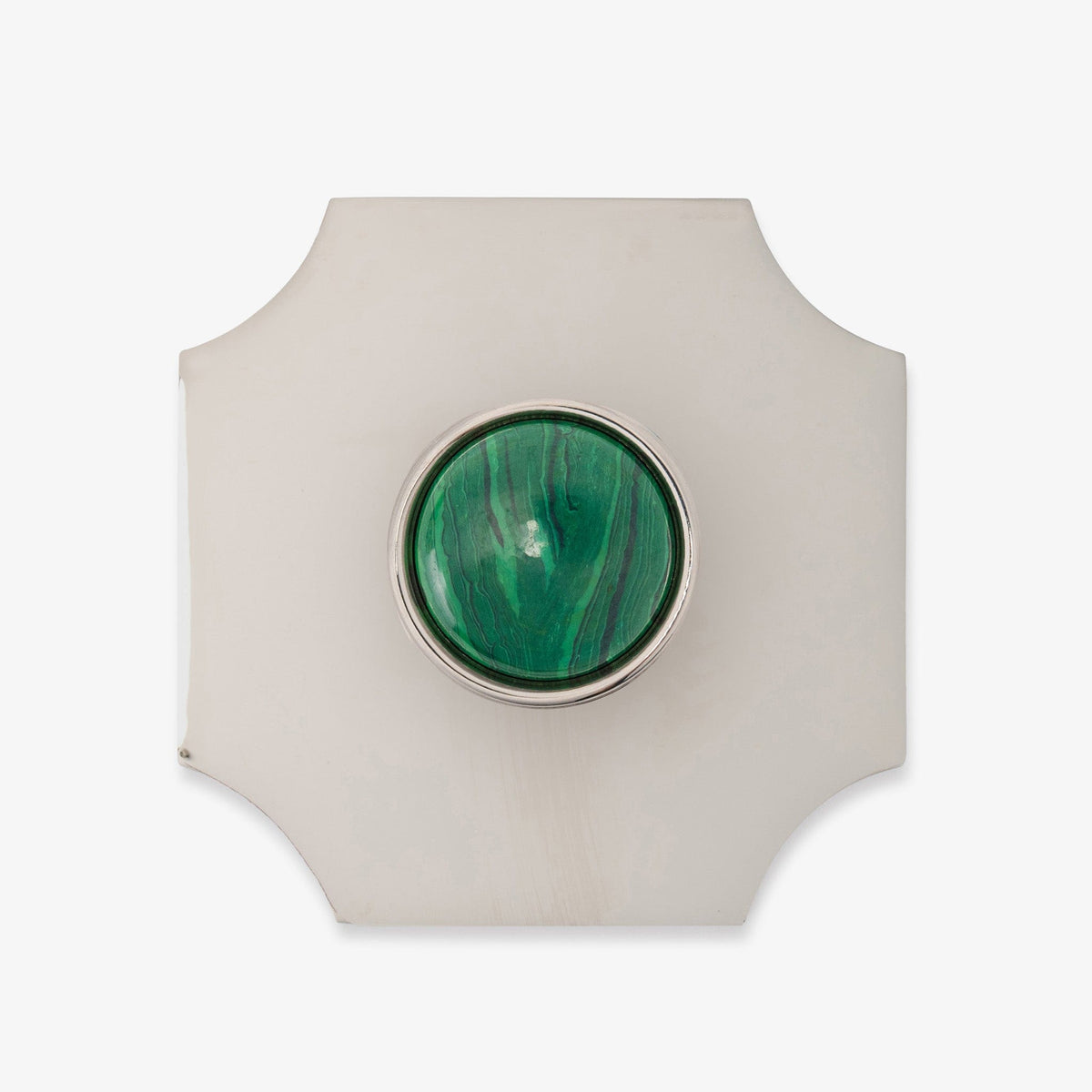 Lane 1.40" Custom Knob w/ Bossard 3.70" Backplate - Polished Nickel
