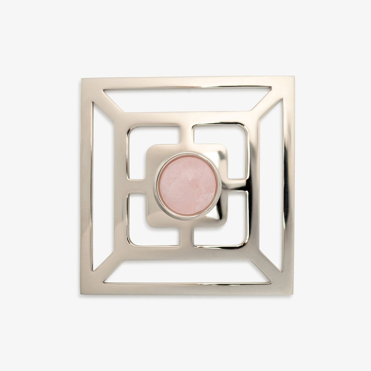 Lane 1.40" Custom Knob w/ Benson 5" Backplate - Polished Nickel