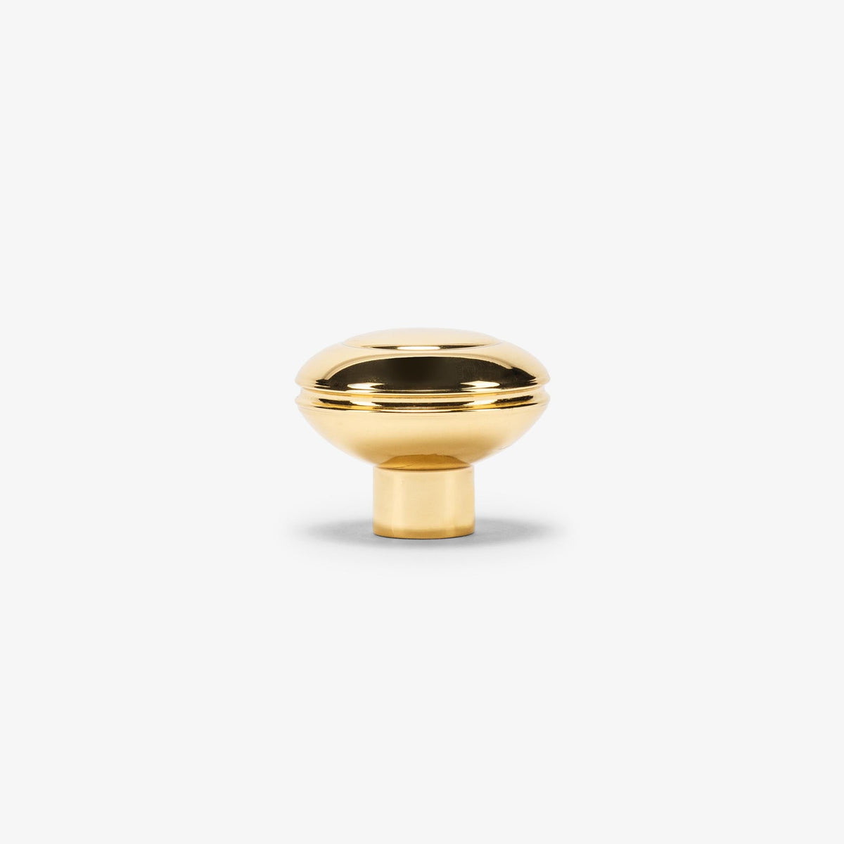 Crewe Knob - Polished Brass